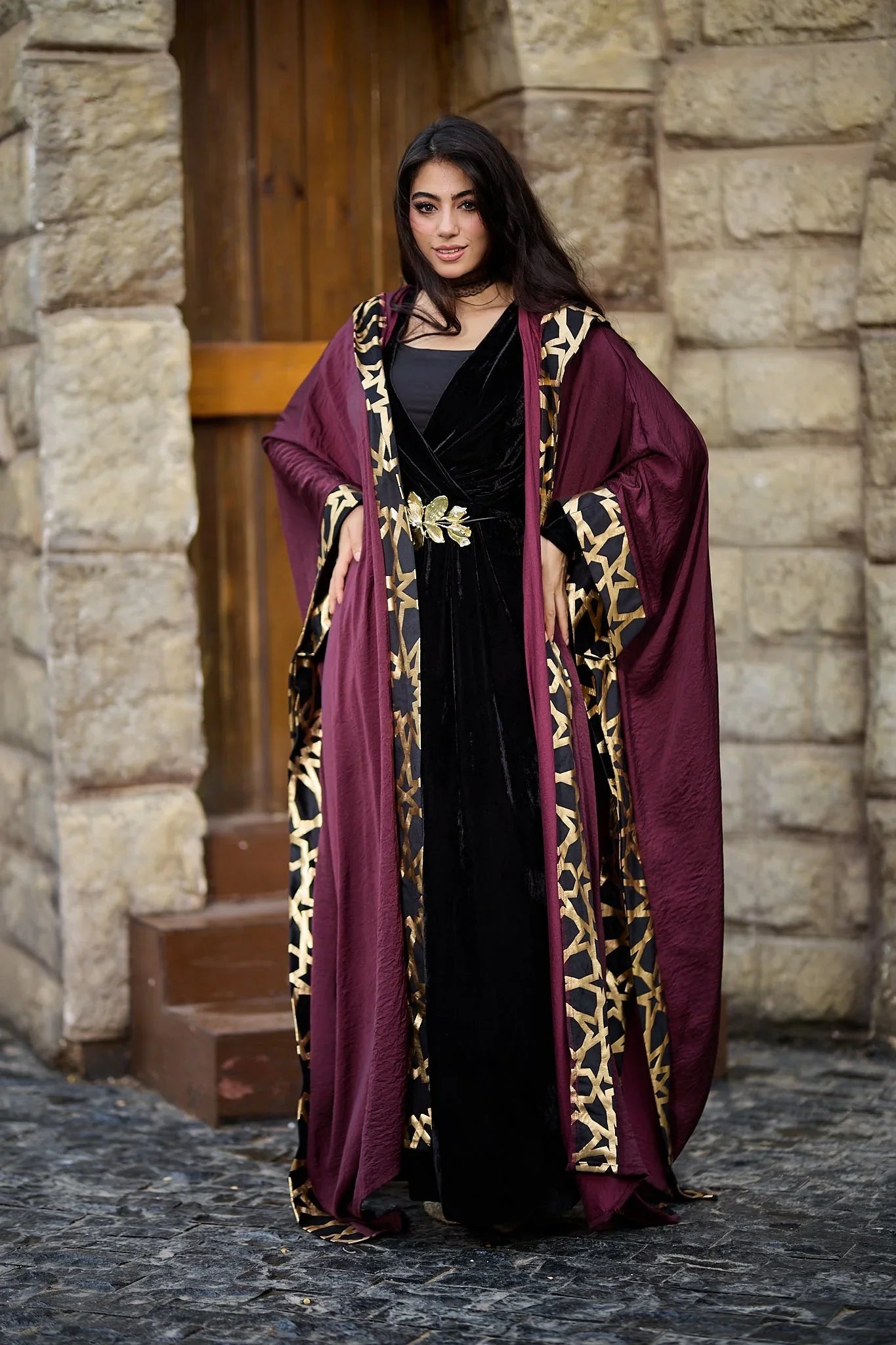 Dress Code - Burgandy silk 3