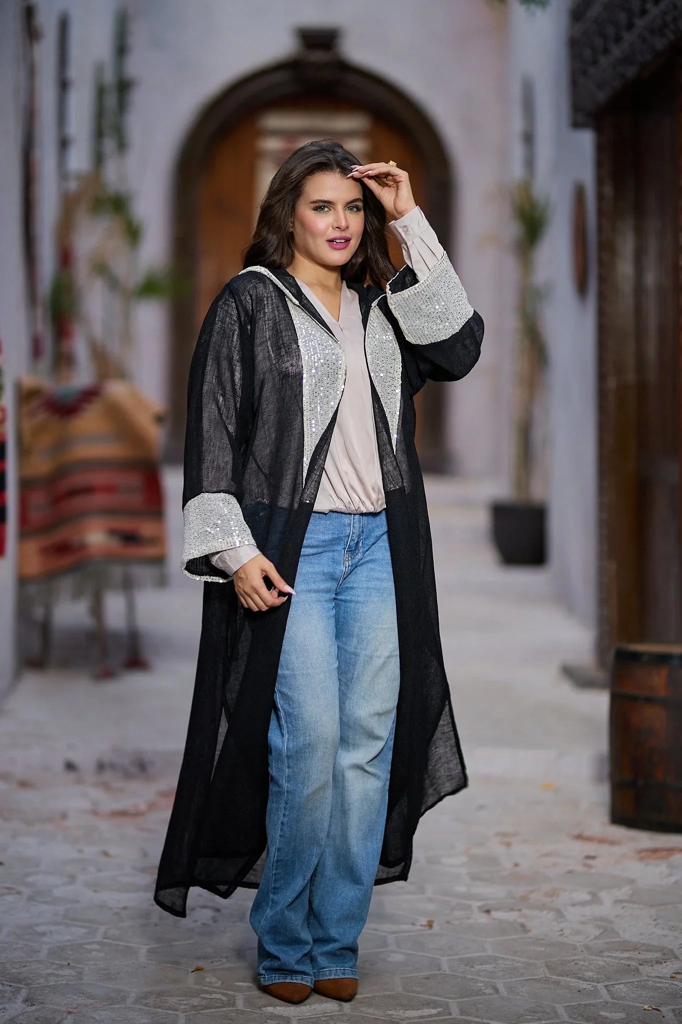 Dress Code - Black myno kimono 2