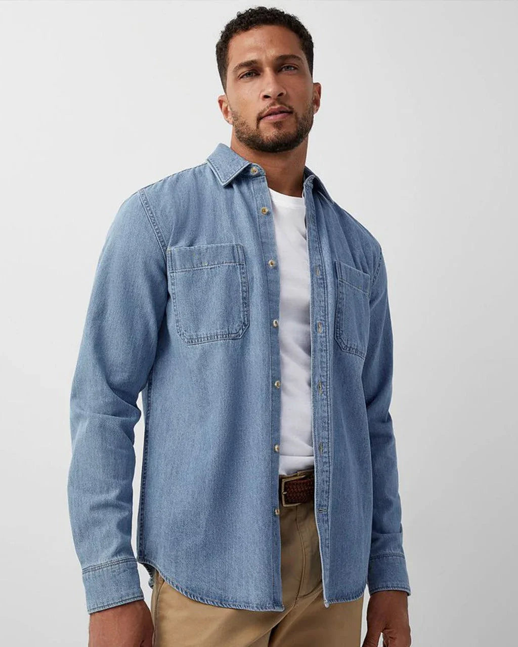 NAS Trends - Unisex Jeans Shirts - Light Blue 1