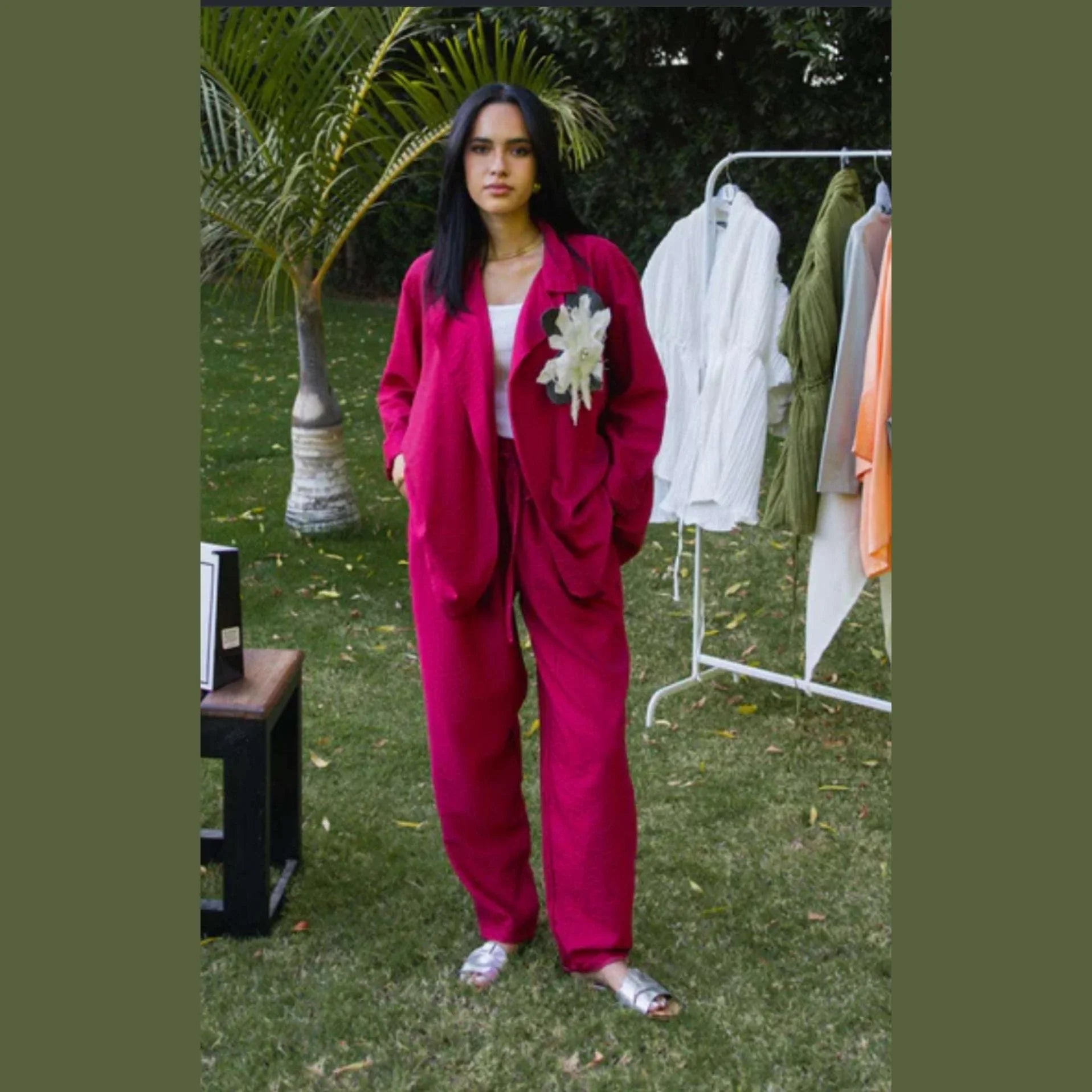 A_Squared_Y - Light Fuchsia Pants 1