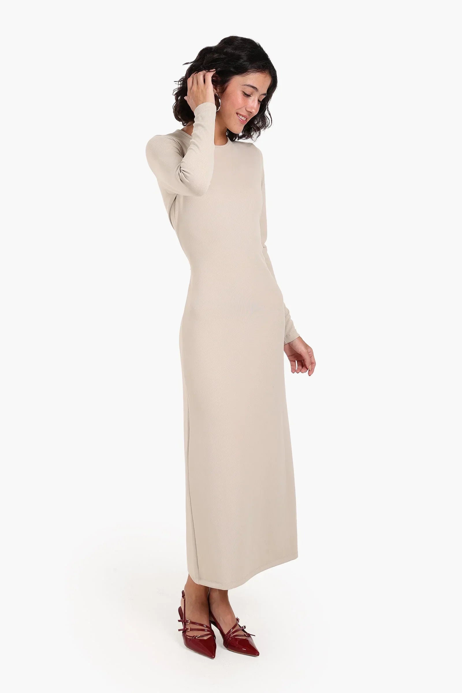 Clue - Chic Slim Fit Midi Dress 5