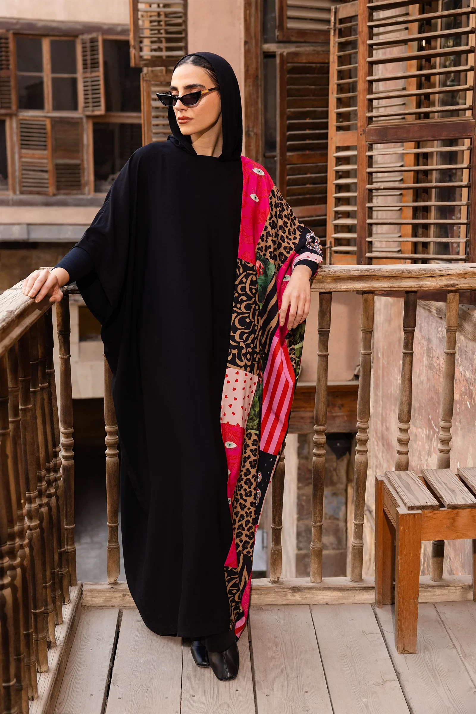 Clue - Elegant Tencel Printed Abaya 1