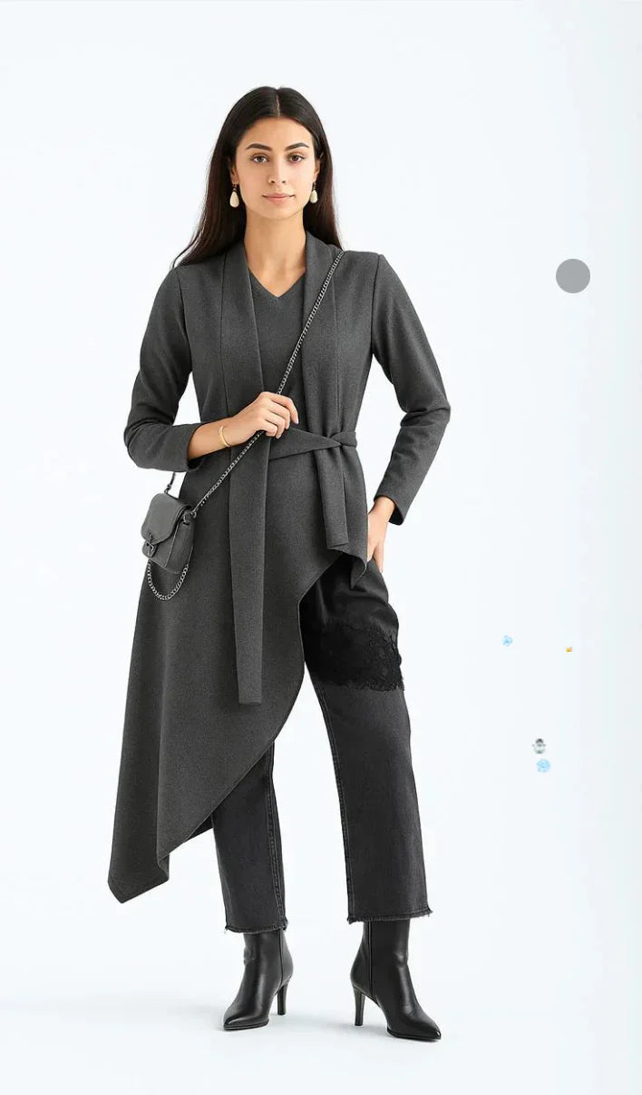 A_Squared_Y - Long grey top 1