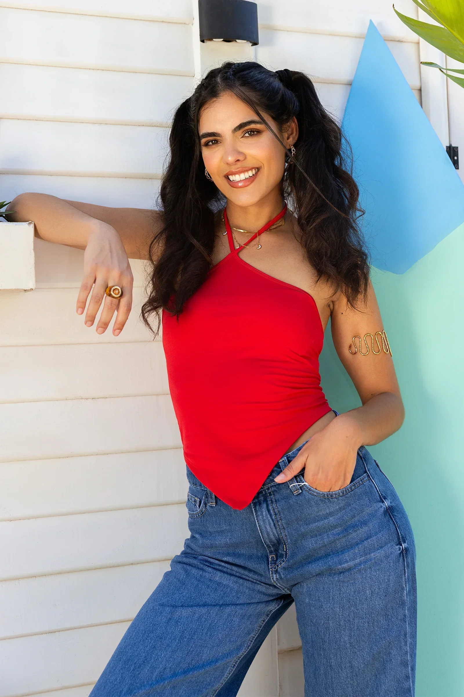 Clue - Backless Halter Neck Top 4