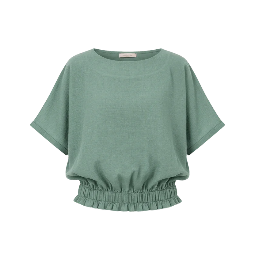 Kanza - Butterfly-Inspired Linen Top 1