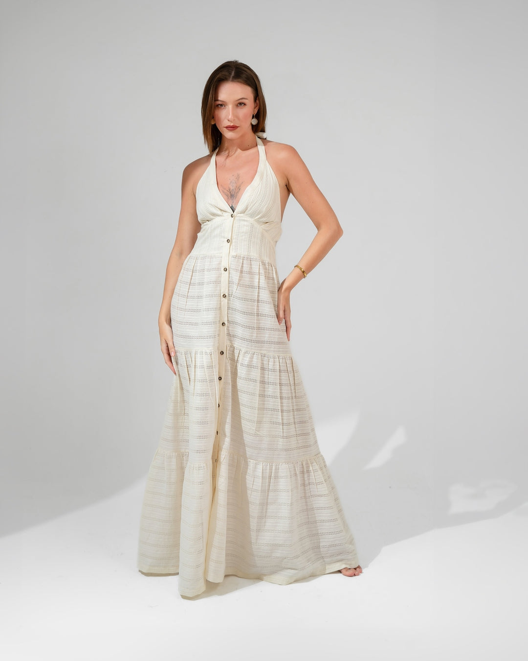 KC Shop - Camille Halter Neck Maxi Dress 2