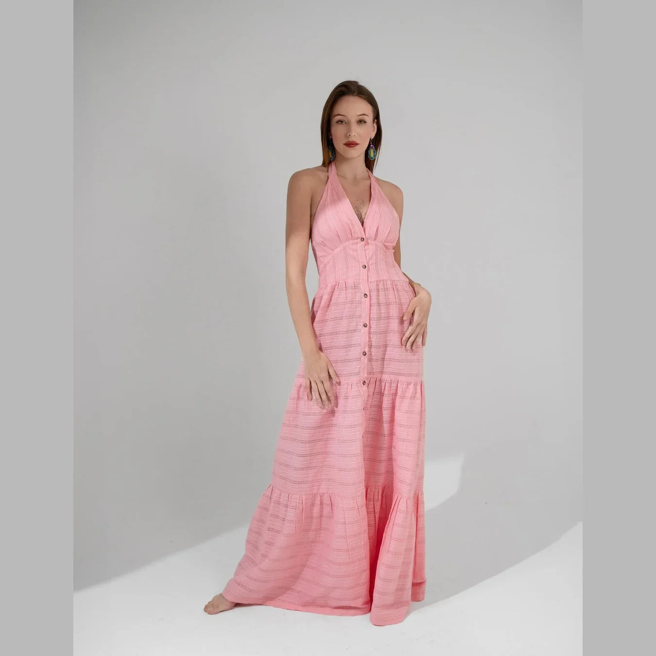 KC Shop - Camille Halter Neck Maxi Dress 8