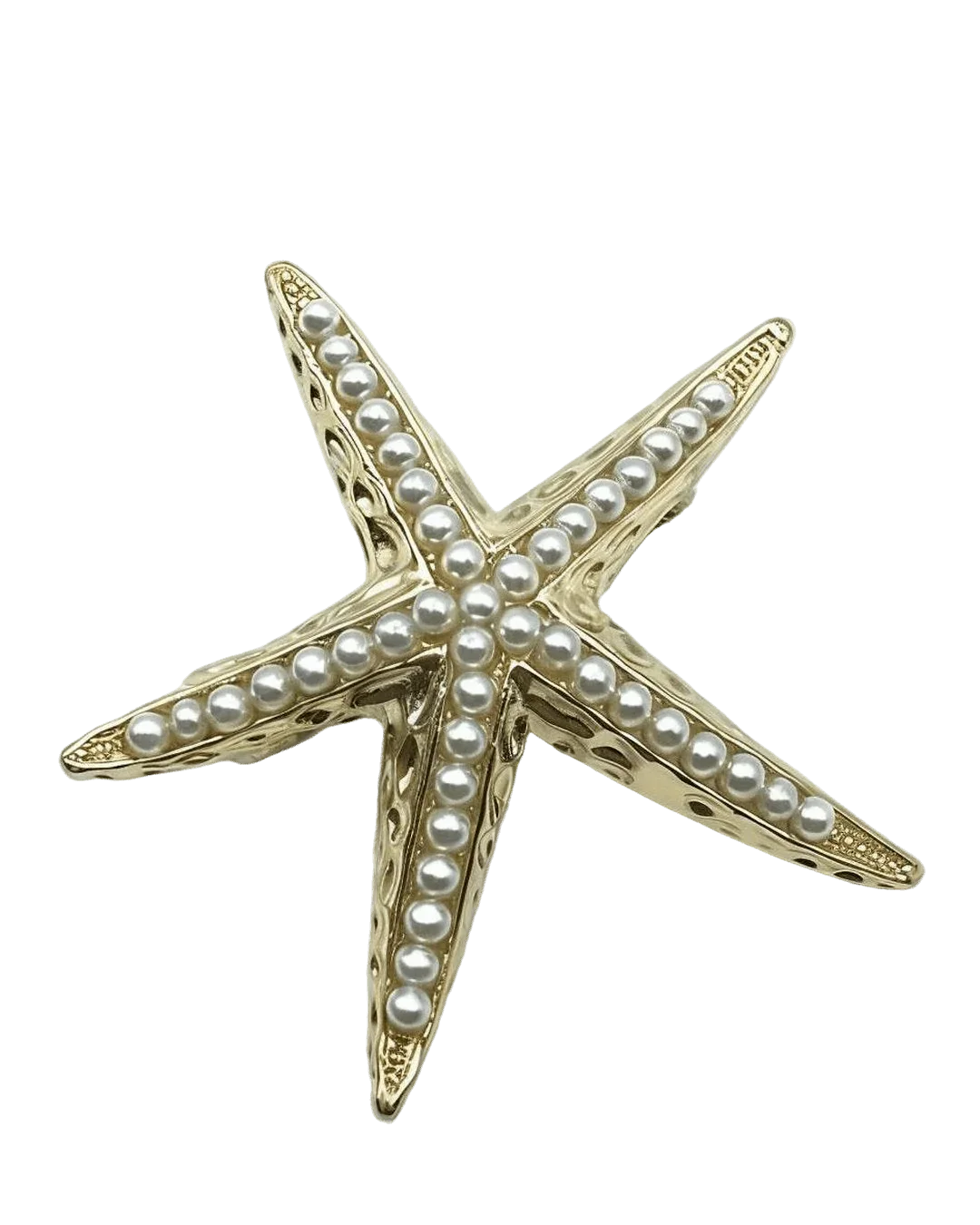 KC Shop - Pearls Starfish Brooch Pin 1