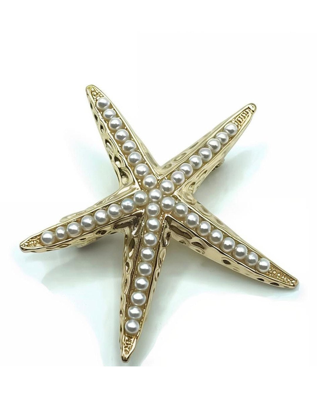 KC Shop - Pearls Starfish Brooch Pin 1