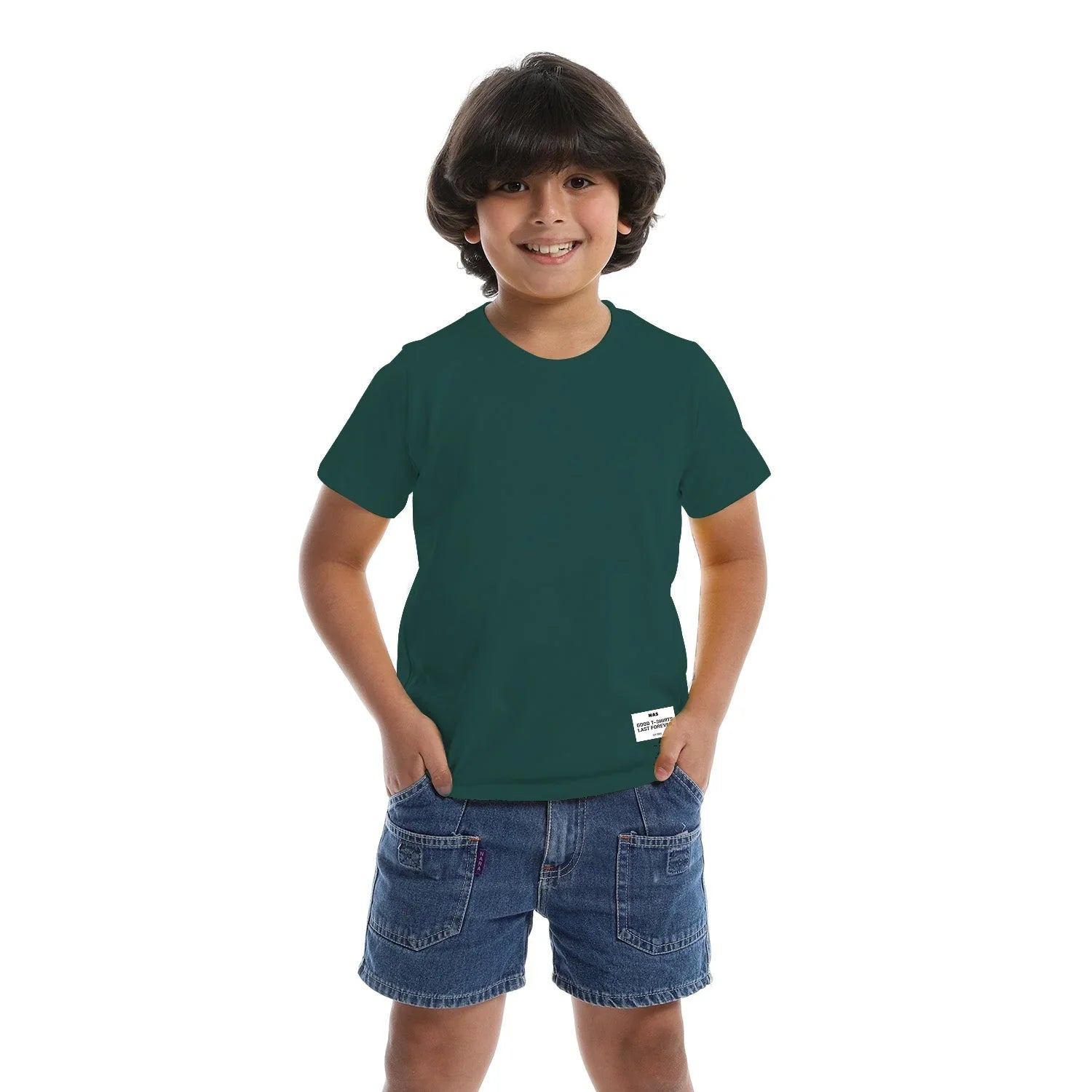 NAS Trends - Uno Kids SS T-Shirt - Petrol 4