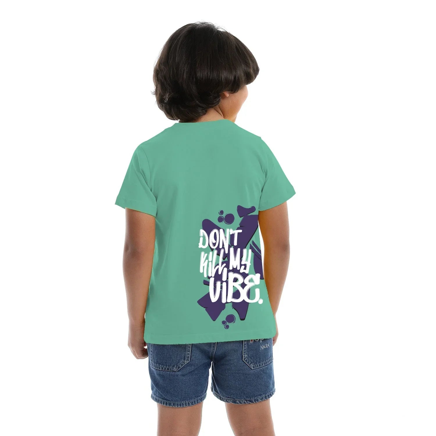 NAS Trends - Vibe Kids SS T-Shirt - Mint Green 4