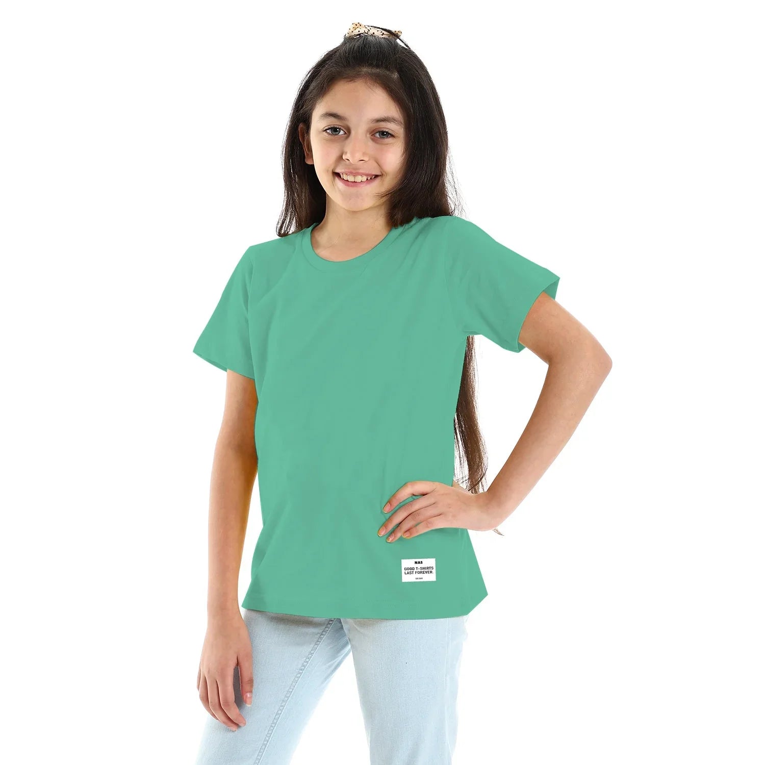 NAS Trends - Vibe Kids SS T-Shirt - Mint Green 3