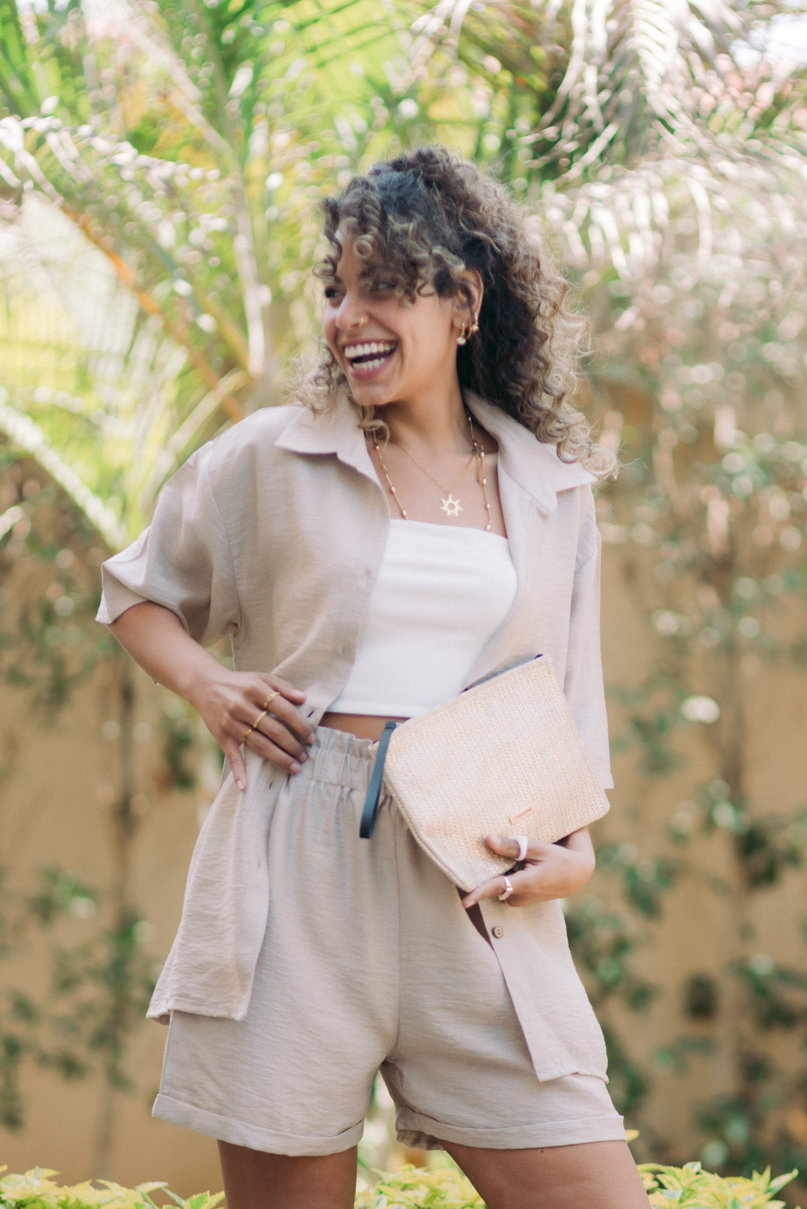 Kanza - Sleek Linen Shorts 2