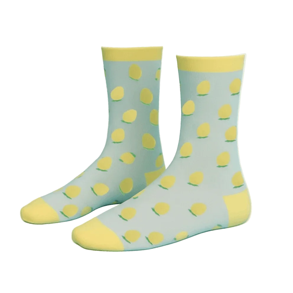 Comedy Socks - Lemon pattern 🍋 1