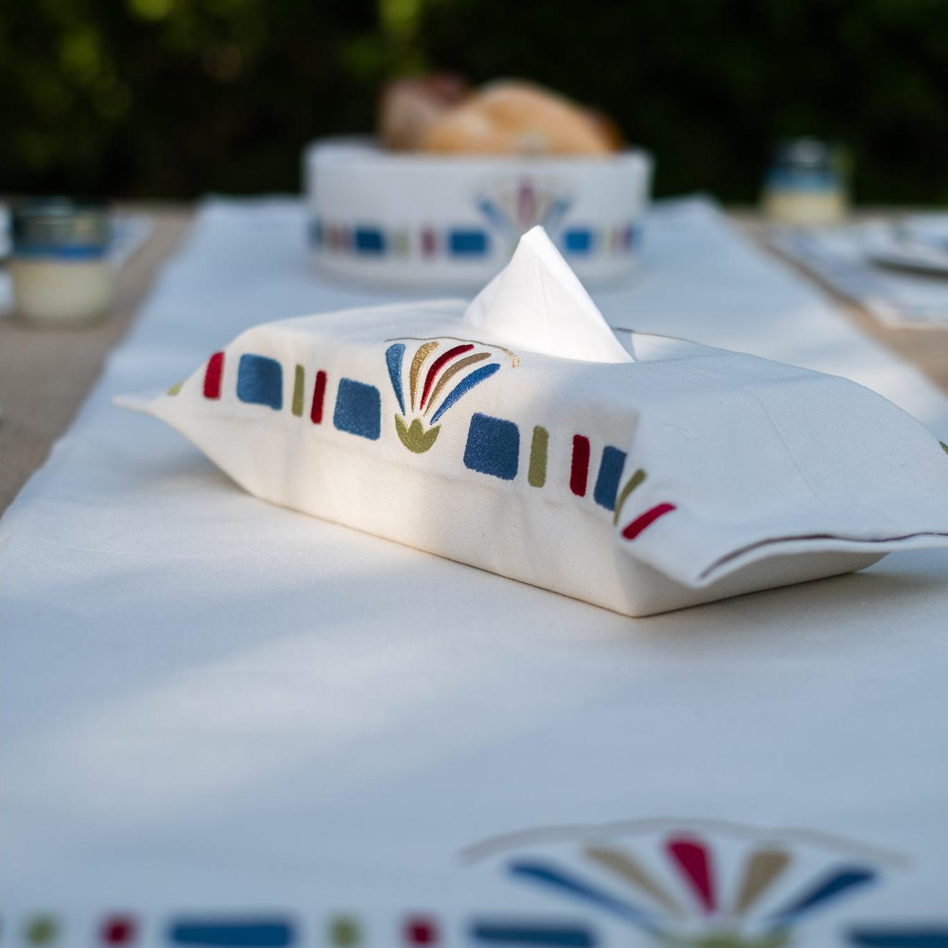 Lotus Tissue Box Cover - Ticas
