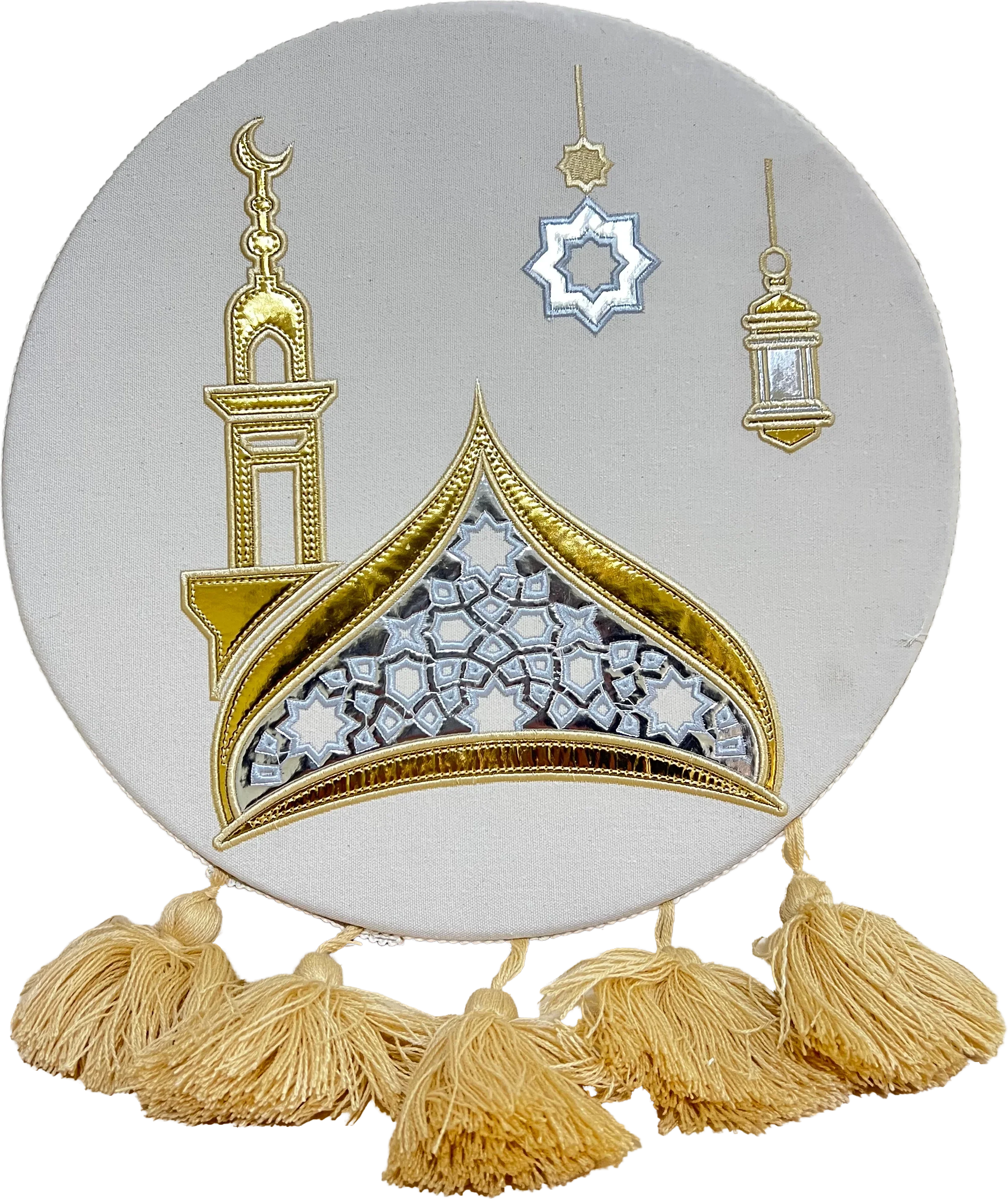 Urbantique - Mosque Silhouette Ramadan Wall Hanging 1