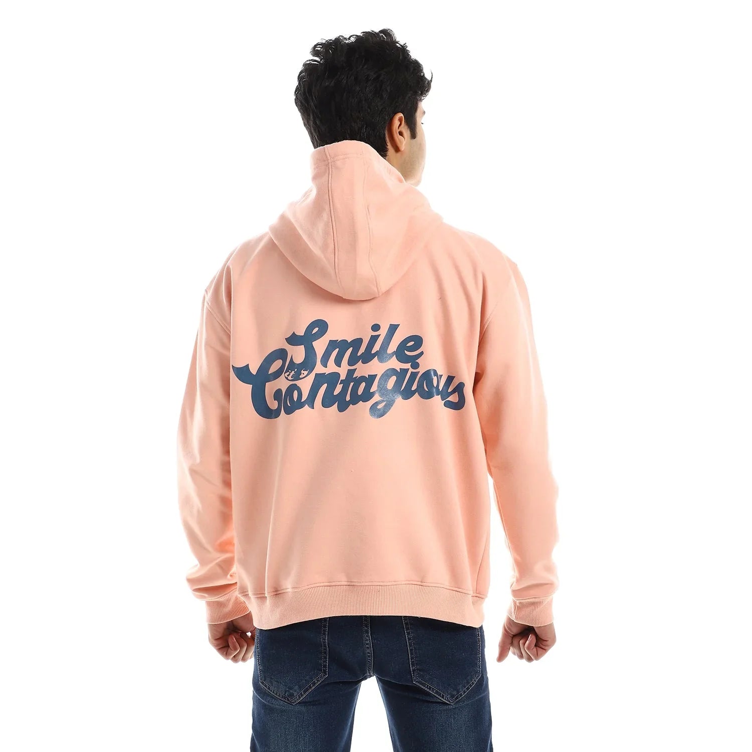 NAS Trends - Contagious Unisex Oversized Hoodie-Rose 2