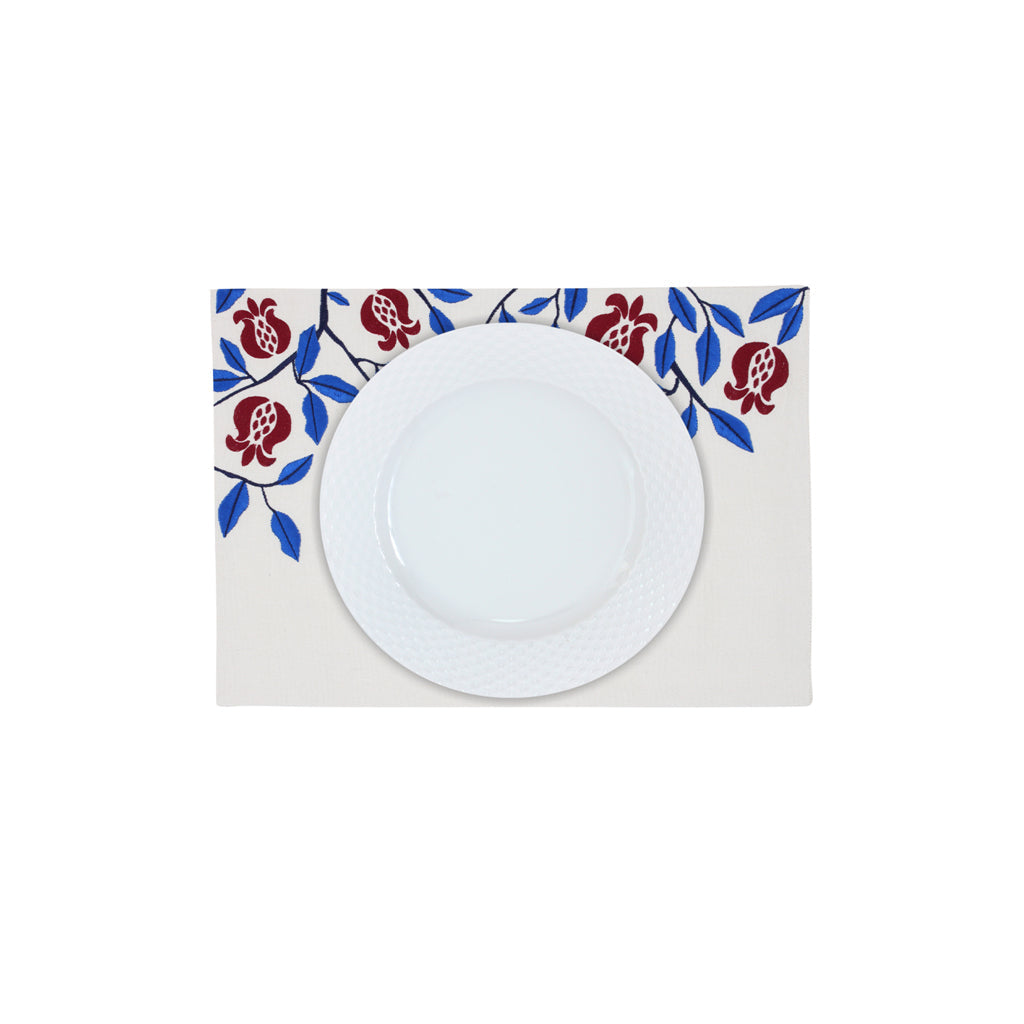 Pomegranate Field Placemats Set - Ticas 1