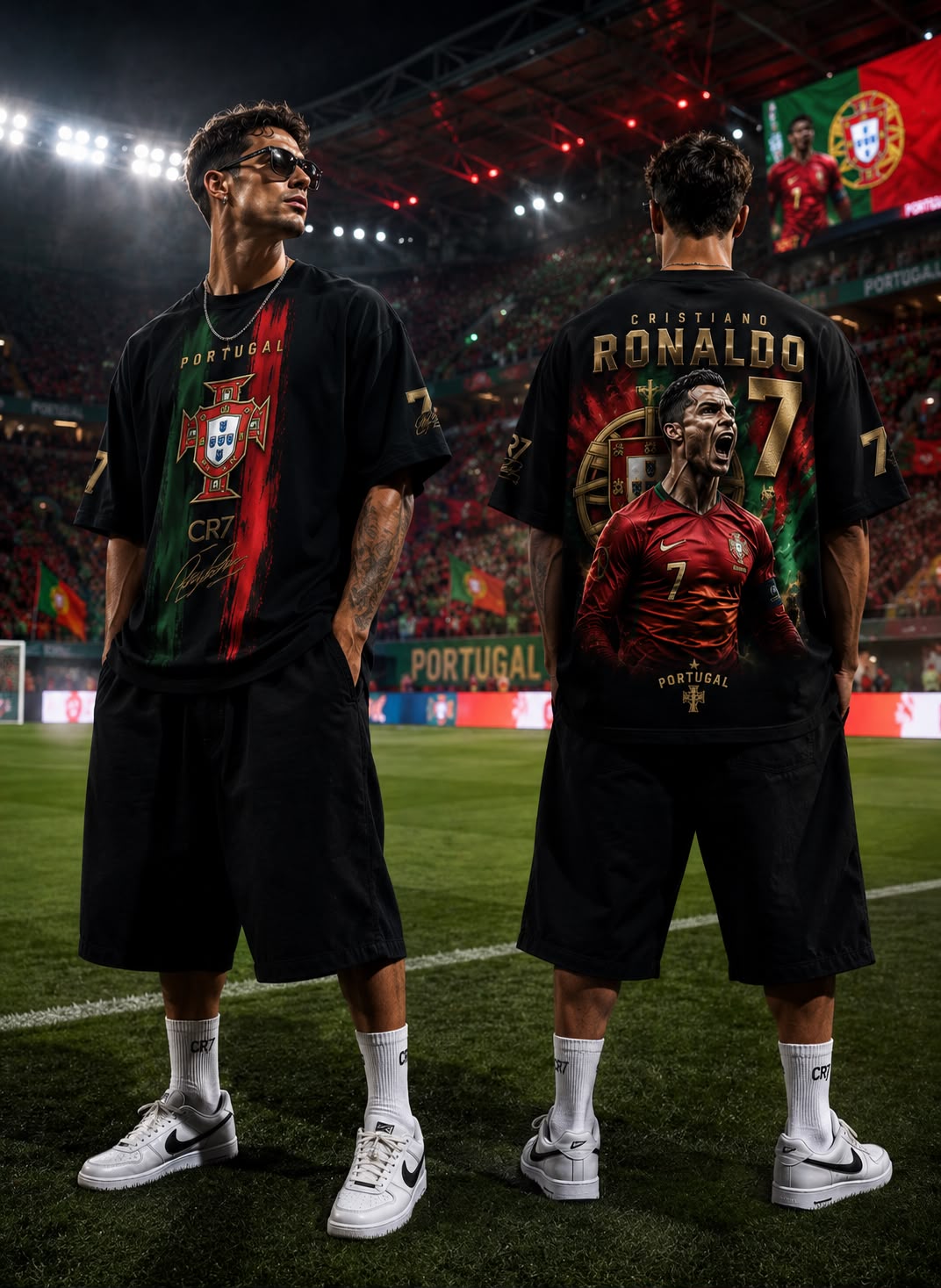 Portugal CR7 T-Shirt (Black) - Mexici