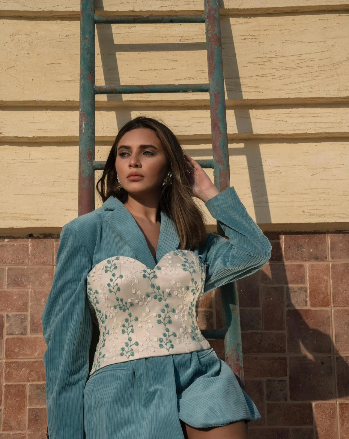 Nosh - Dreamy Blue Pastel Corset 1