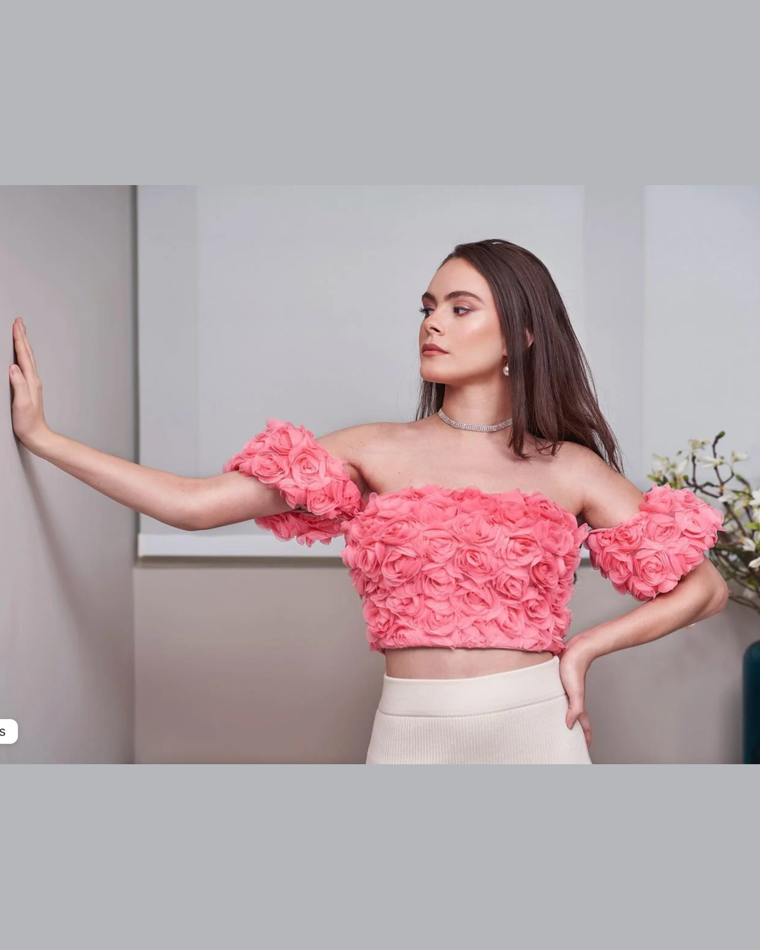 Nosh - Pink Balloon Organza Top 2