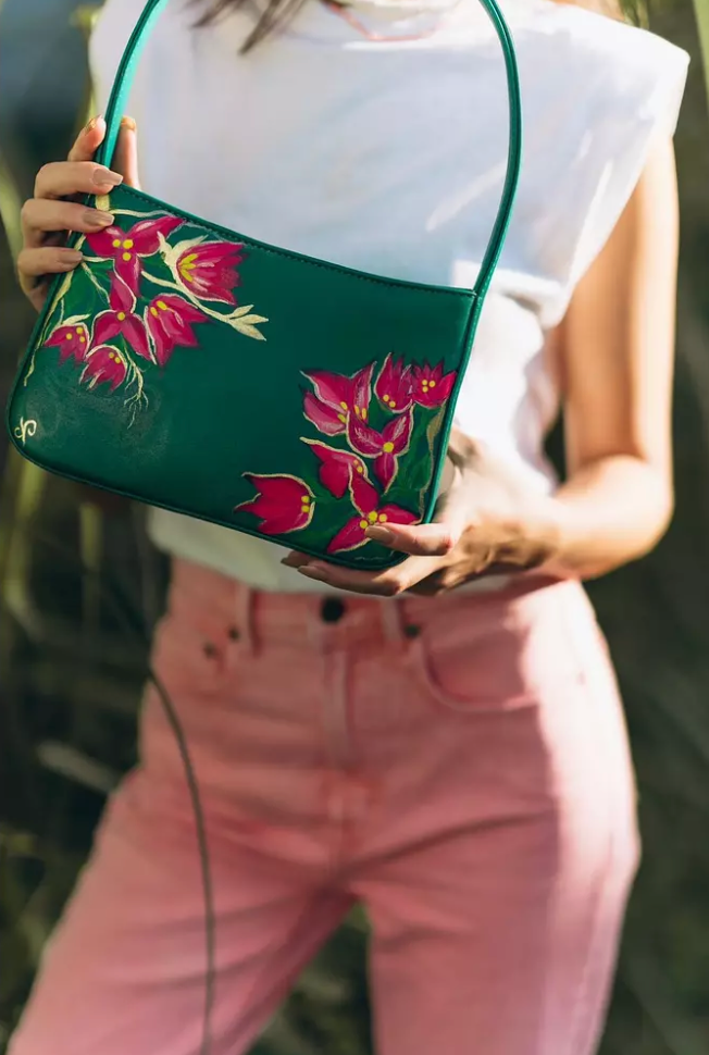 Nart - Floral Green Bag 2