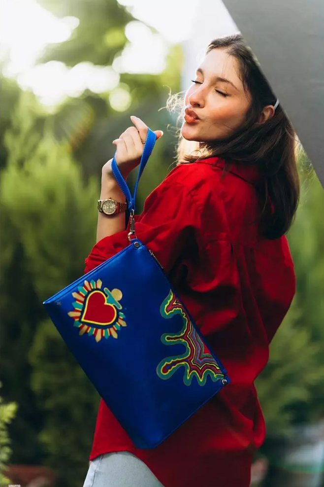 Nart - Hot Blue Clutch Bag 2
