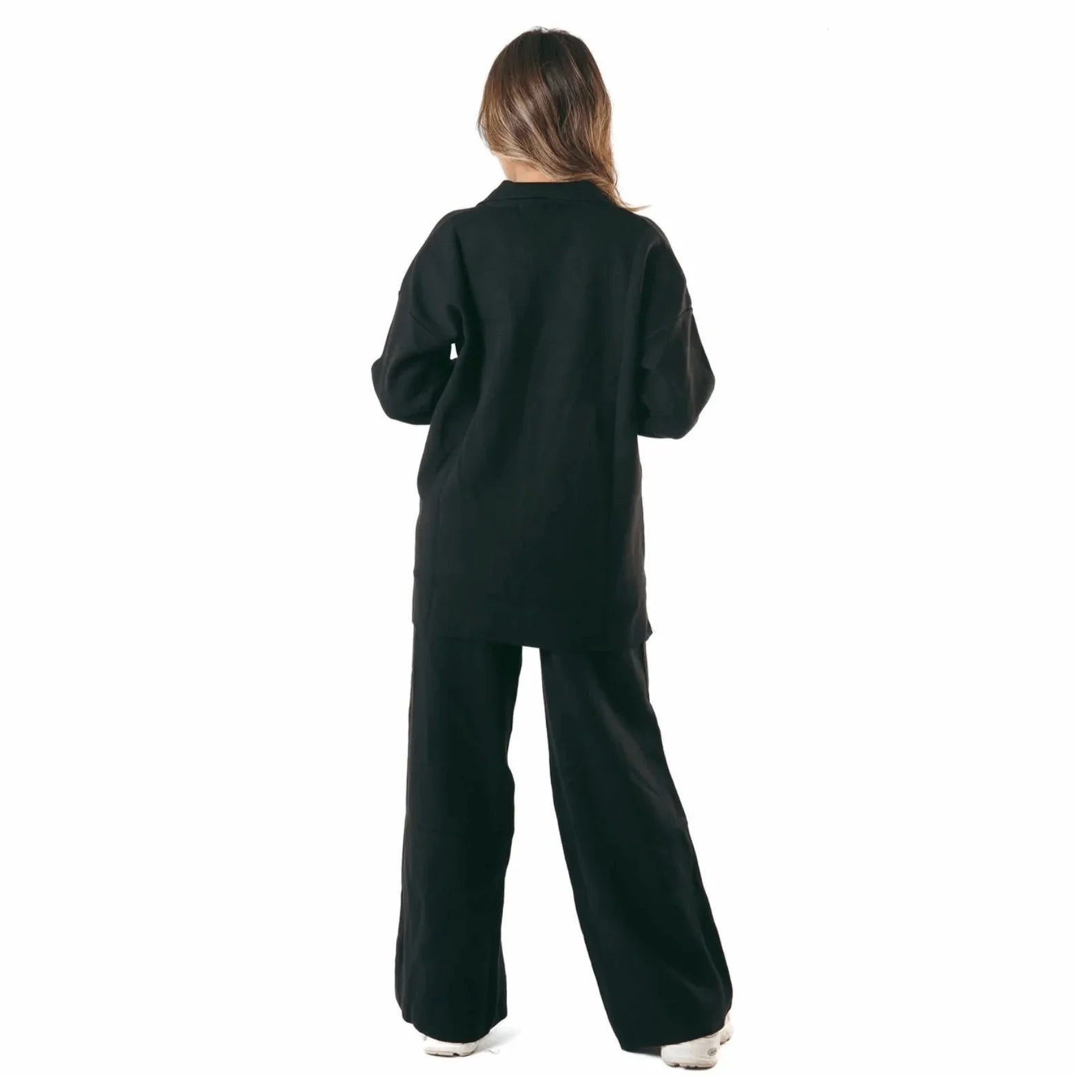 Kanza - Black Cozy Flow Knitted Set 1