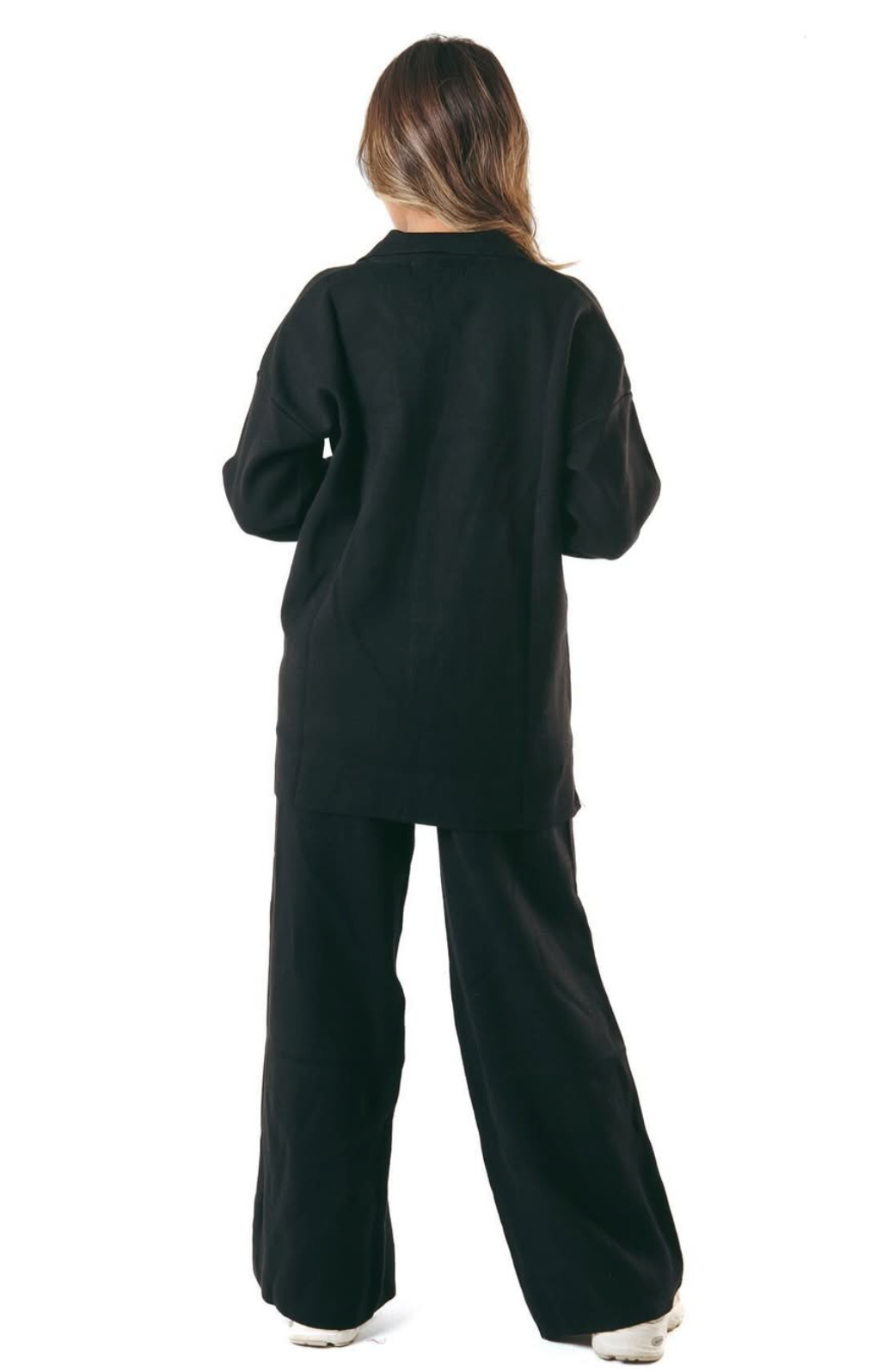 Kanza - Black Cozy Flow Knitted Set 1