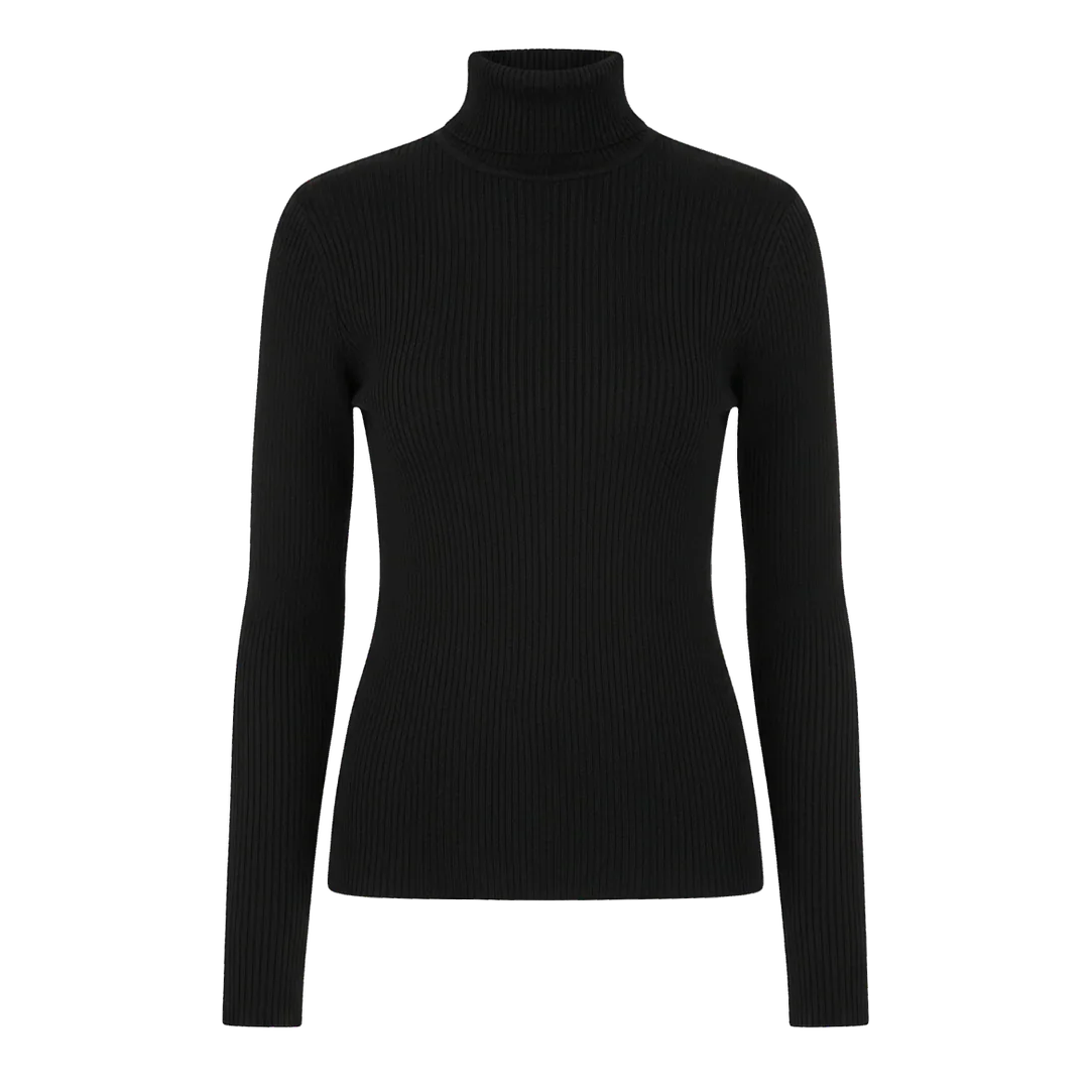 Kanza - Black High Knit Essential 2