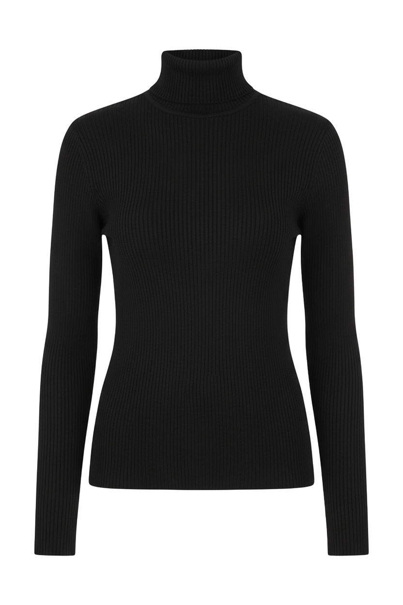 Kanza - Black High Knit Essential