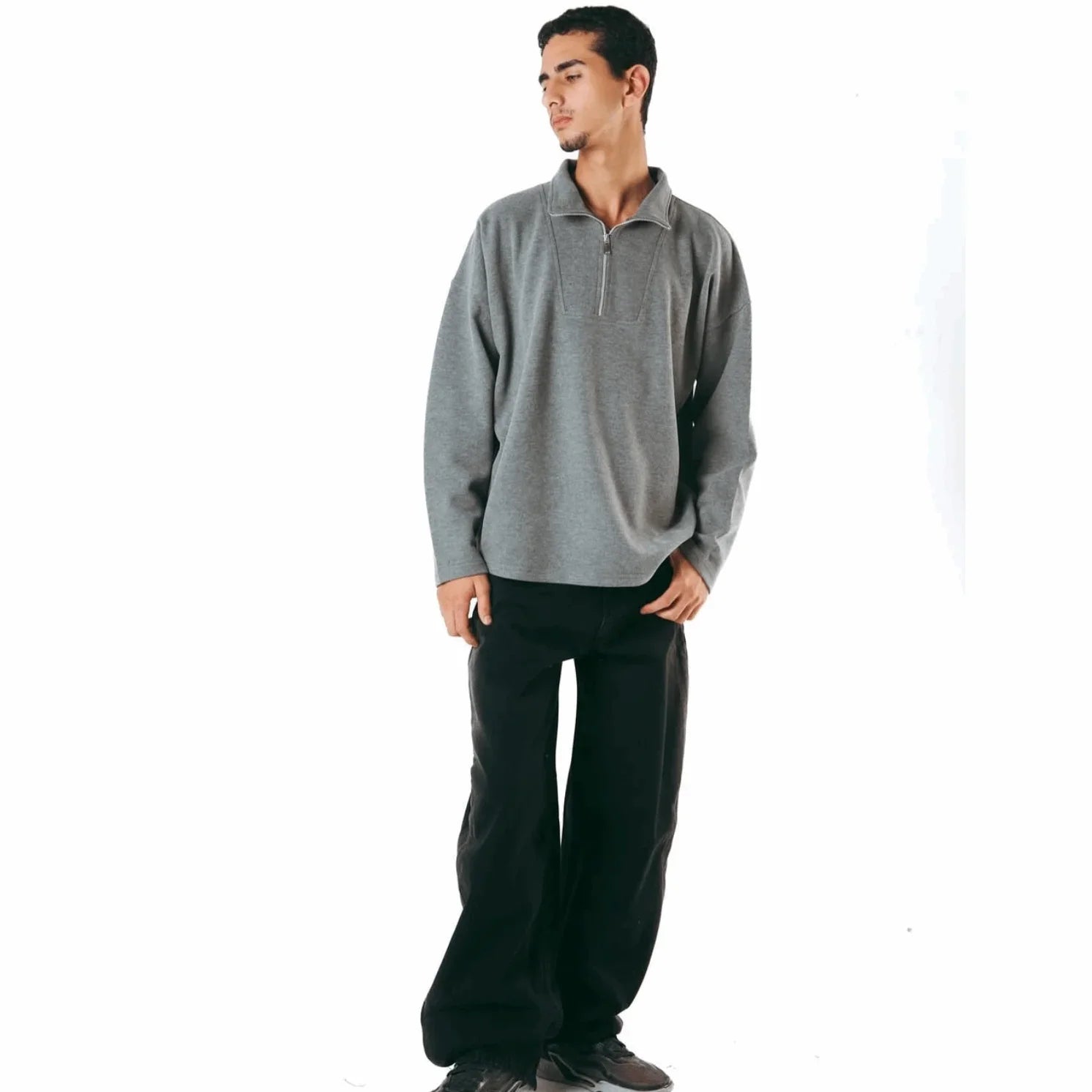 Kanza - Black Stripe Cloud Denim 3