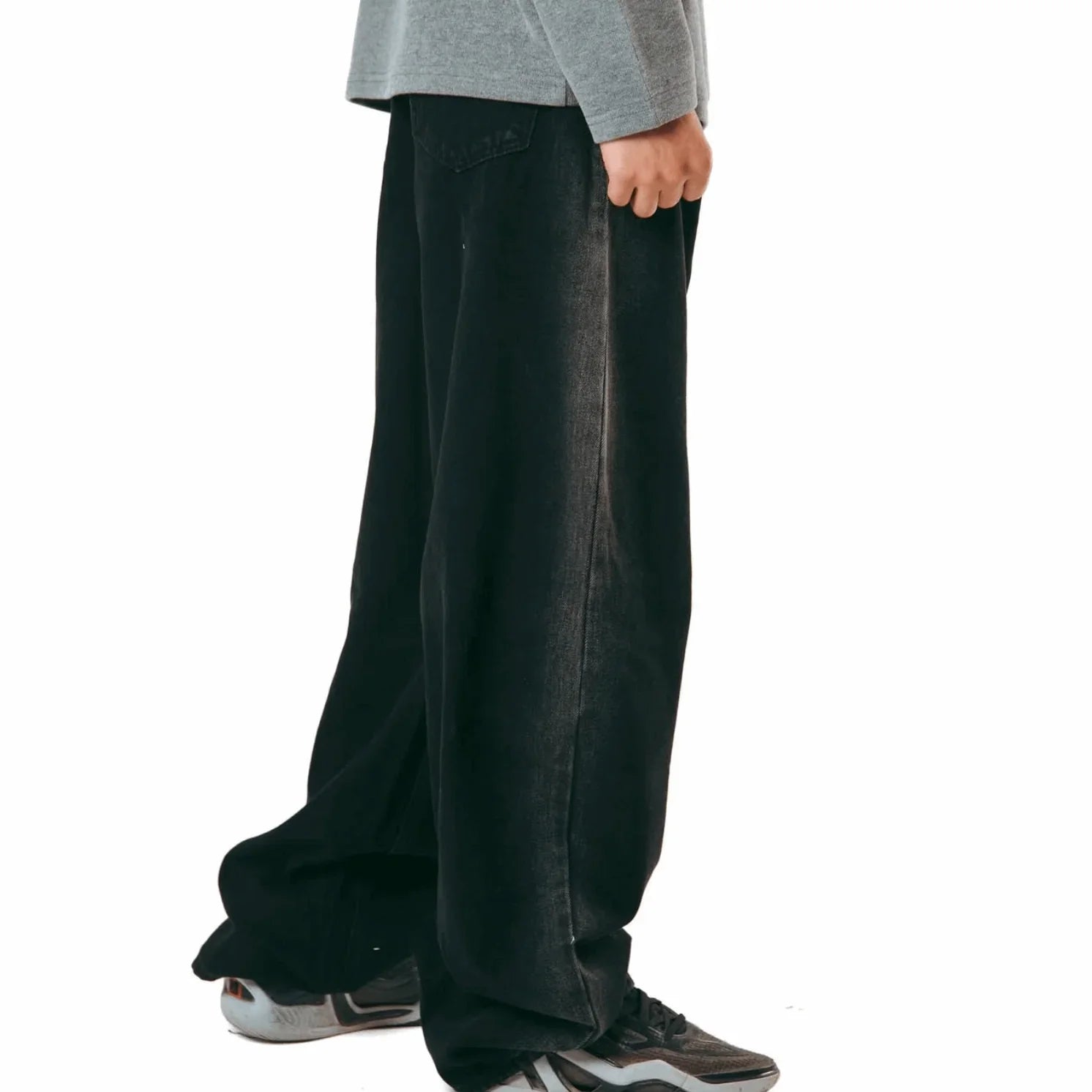 Kanza - Black Stripe Cloud Denim 2