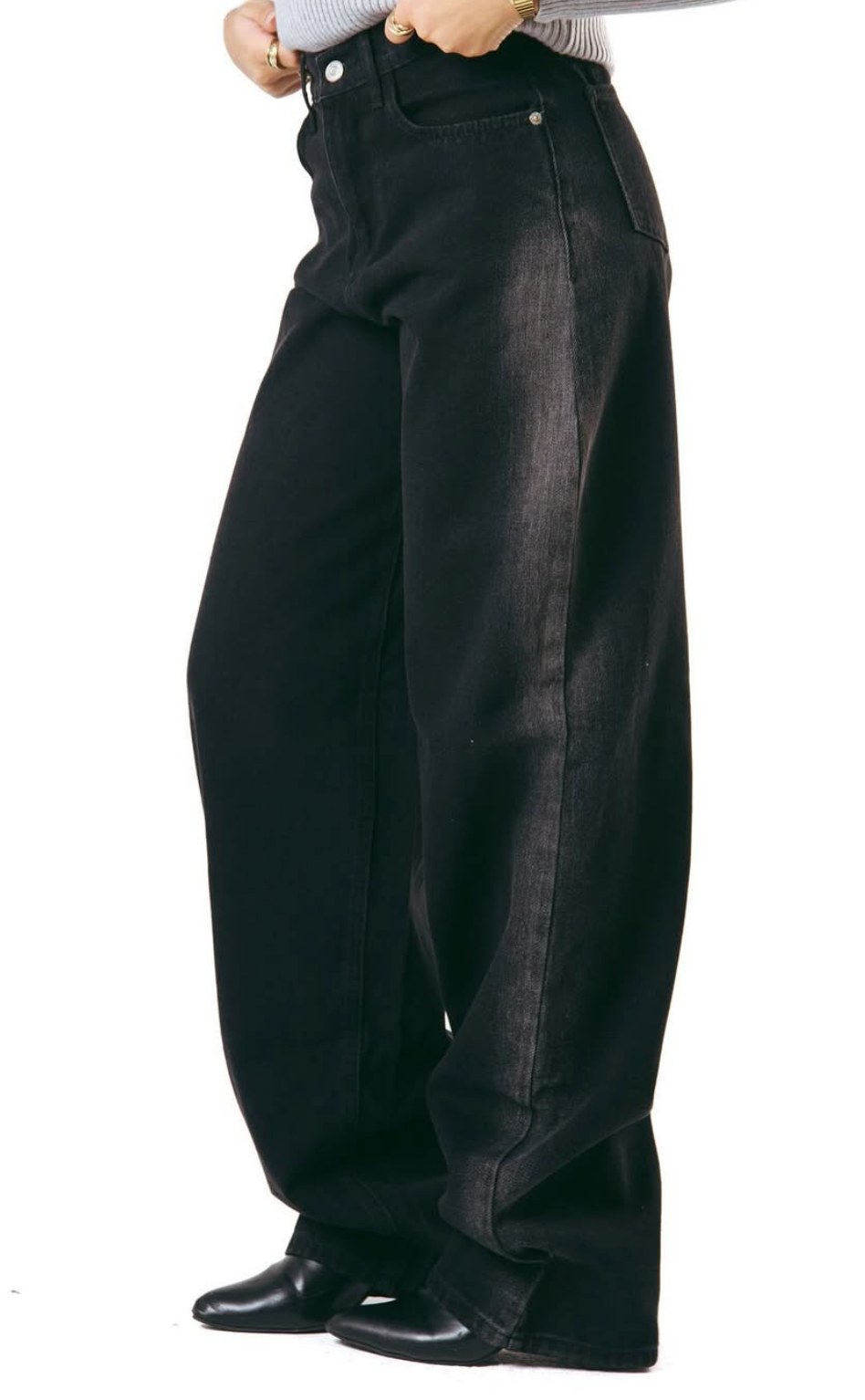 Kanza - Black Stripe Cloud Denim 1