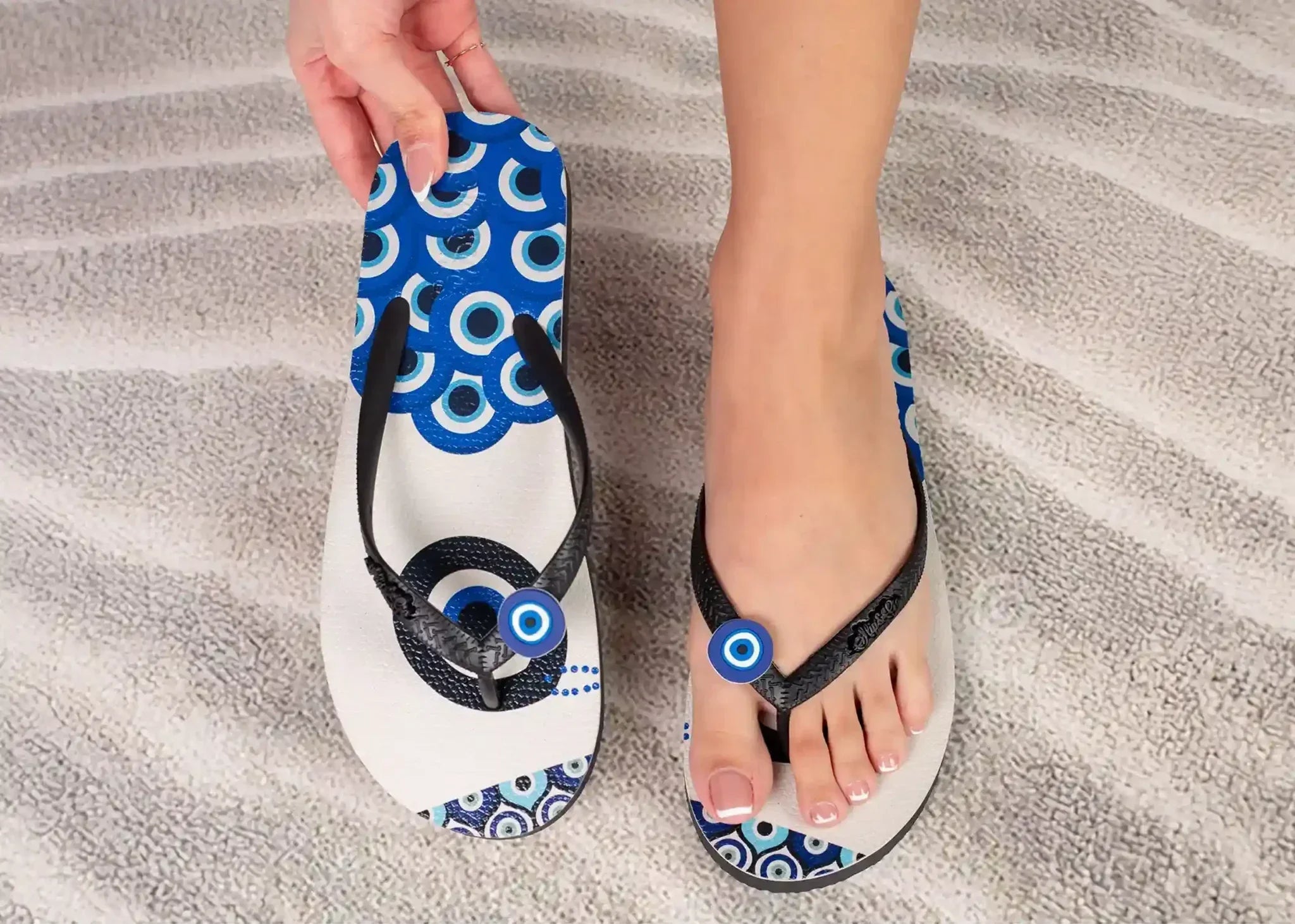 Slip&Go - Evil Eye Premium Women’s Comfort Slipper 6