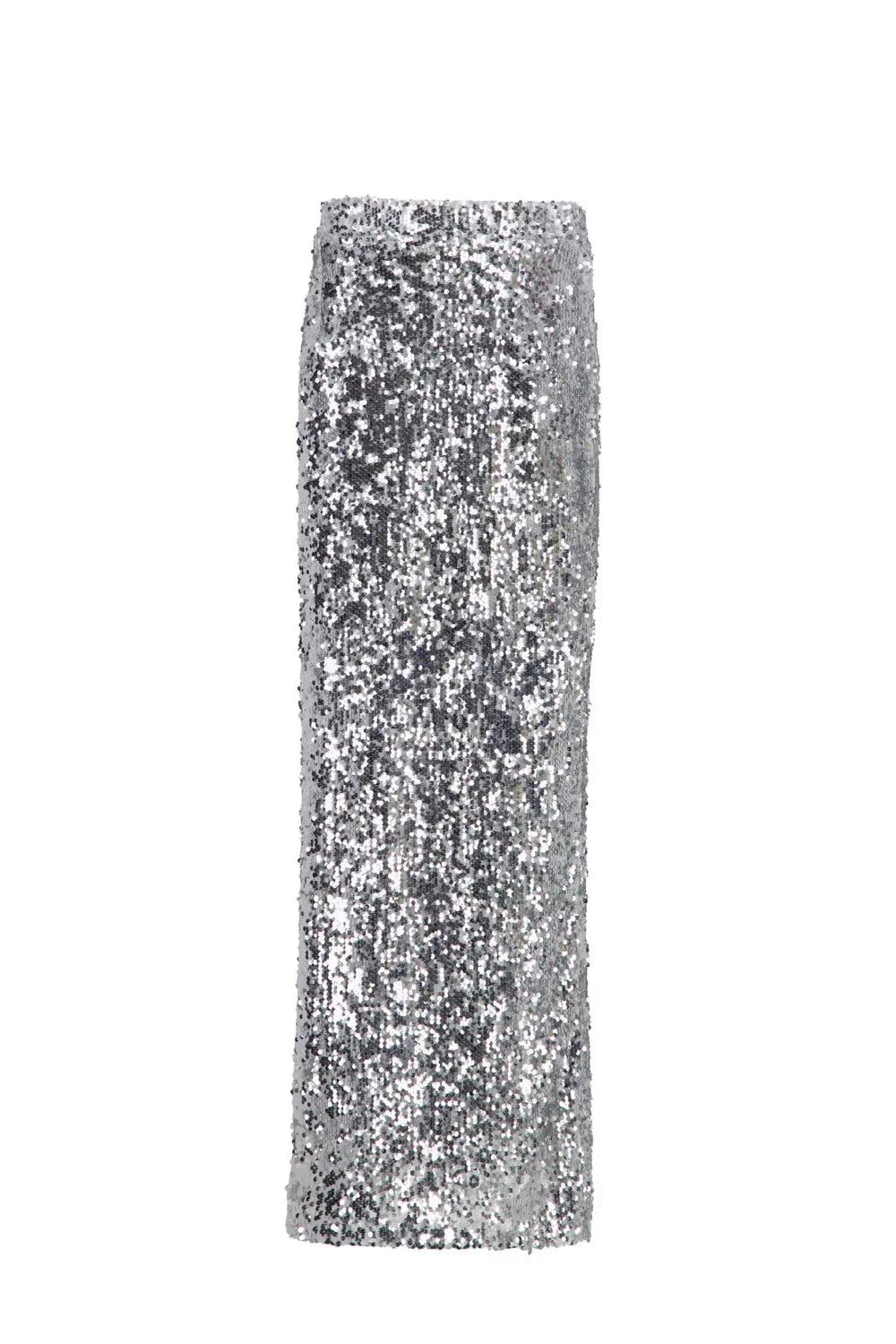 Reehan - Silver Sequin Maxi Skirt 6