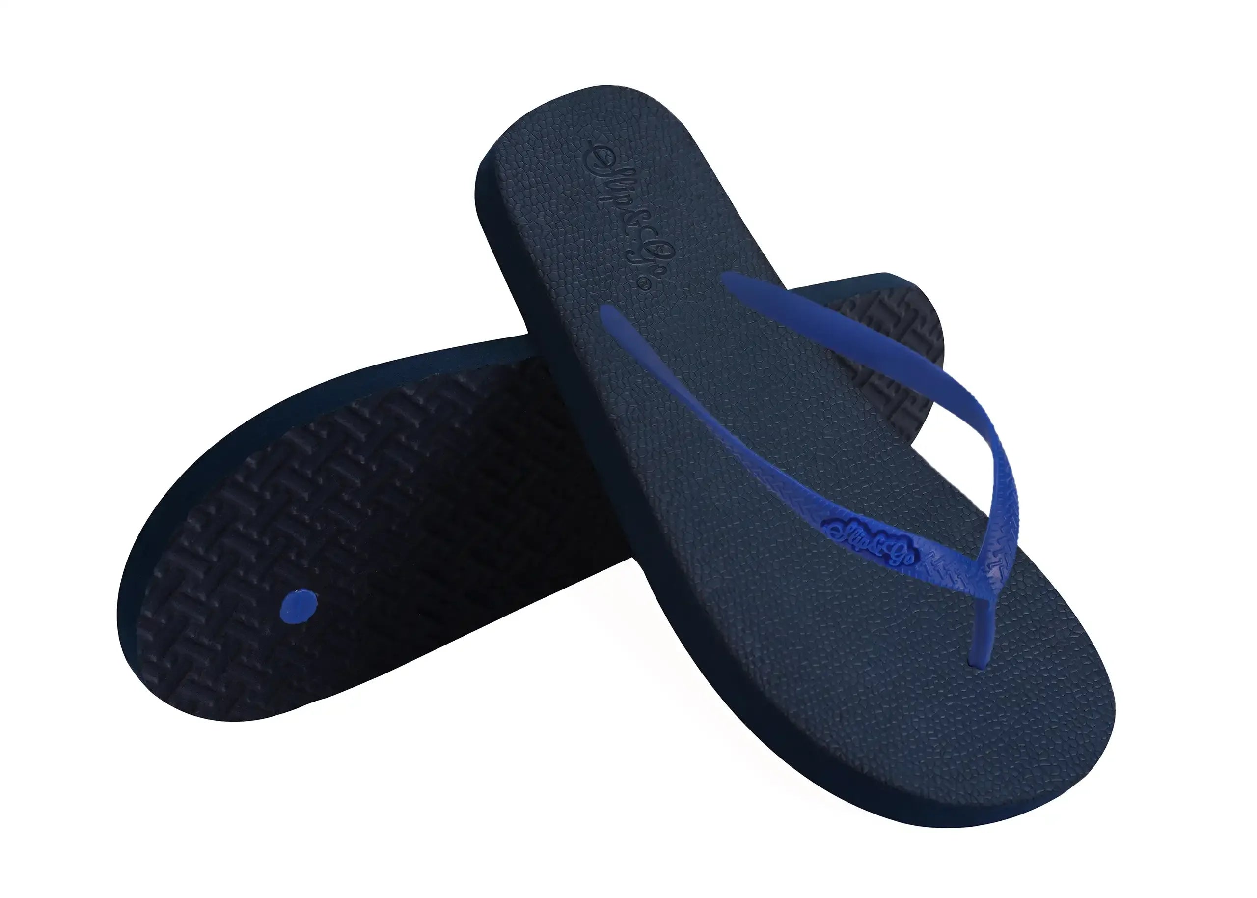 Slip&Go - Deep Navy Blue Premium Kids Comfort Slipper 34