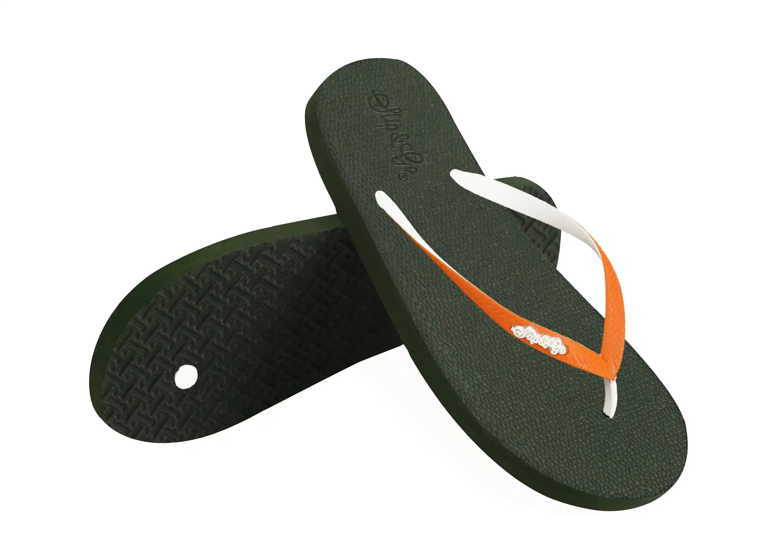 Slip&Go - Natural Olive Green Premium Kids Comfort Slipper 14