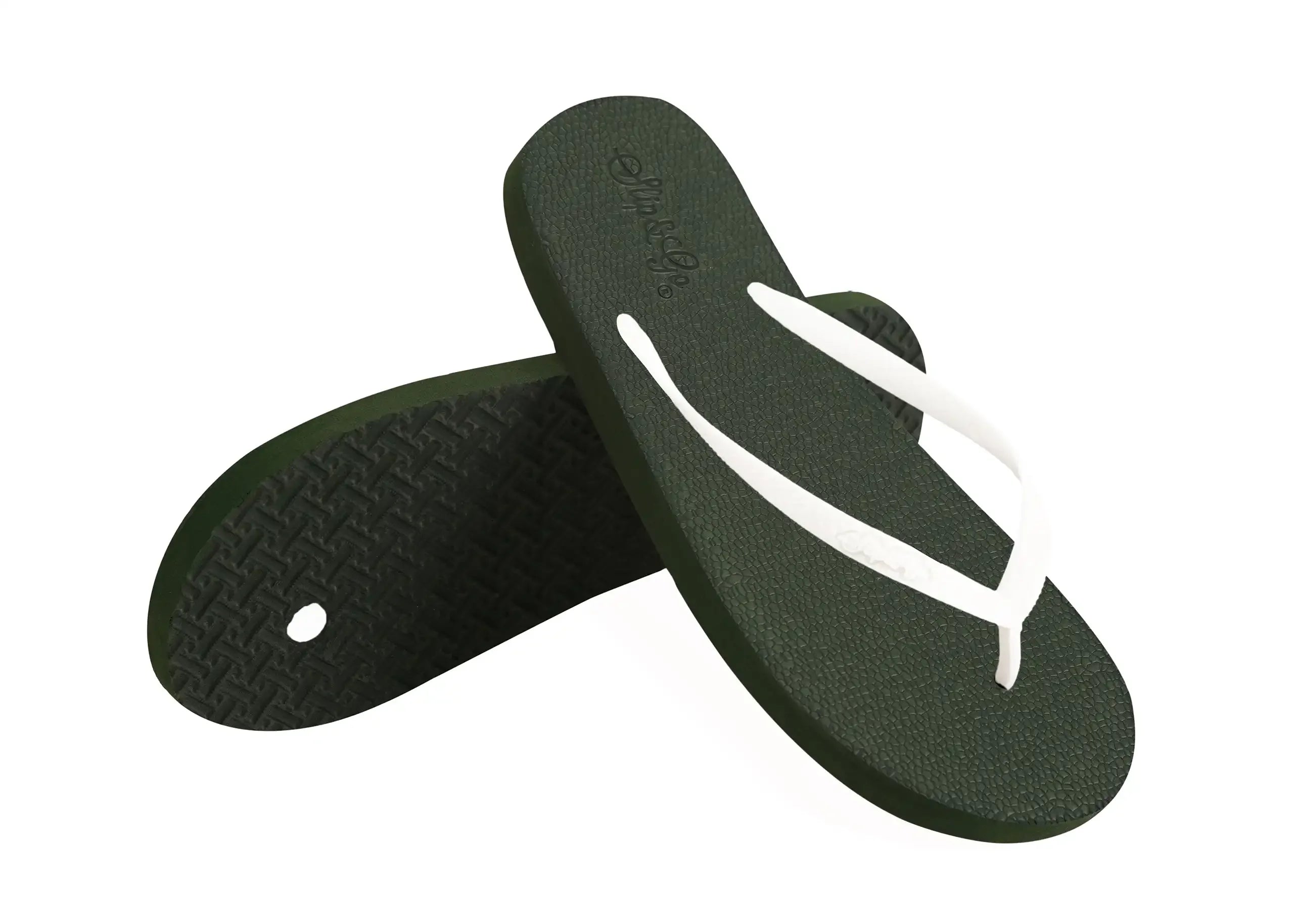 Slip&Go - Natural Olive Green Premium Men’s Comfort Slipper 30