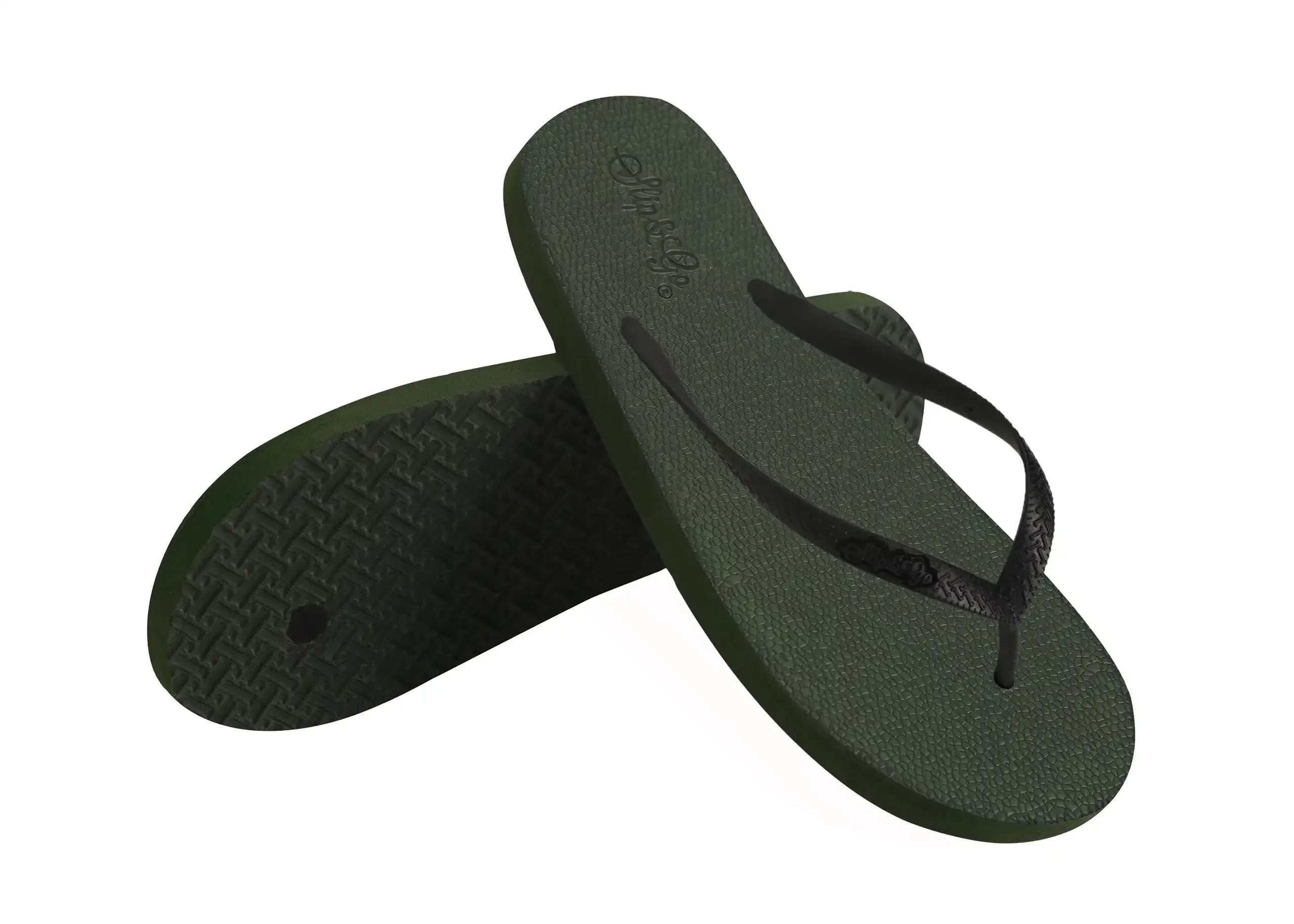 Slip&Go - Natural Olive Green Premium Women's Comfort Slipper 34