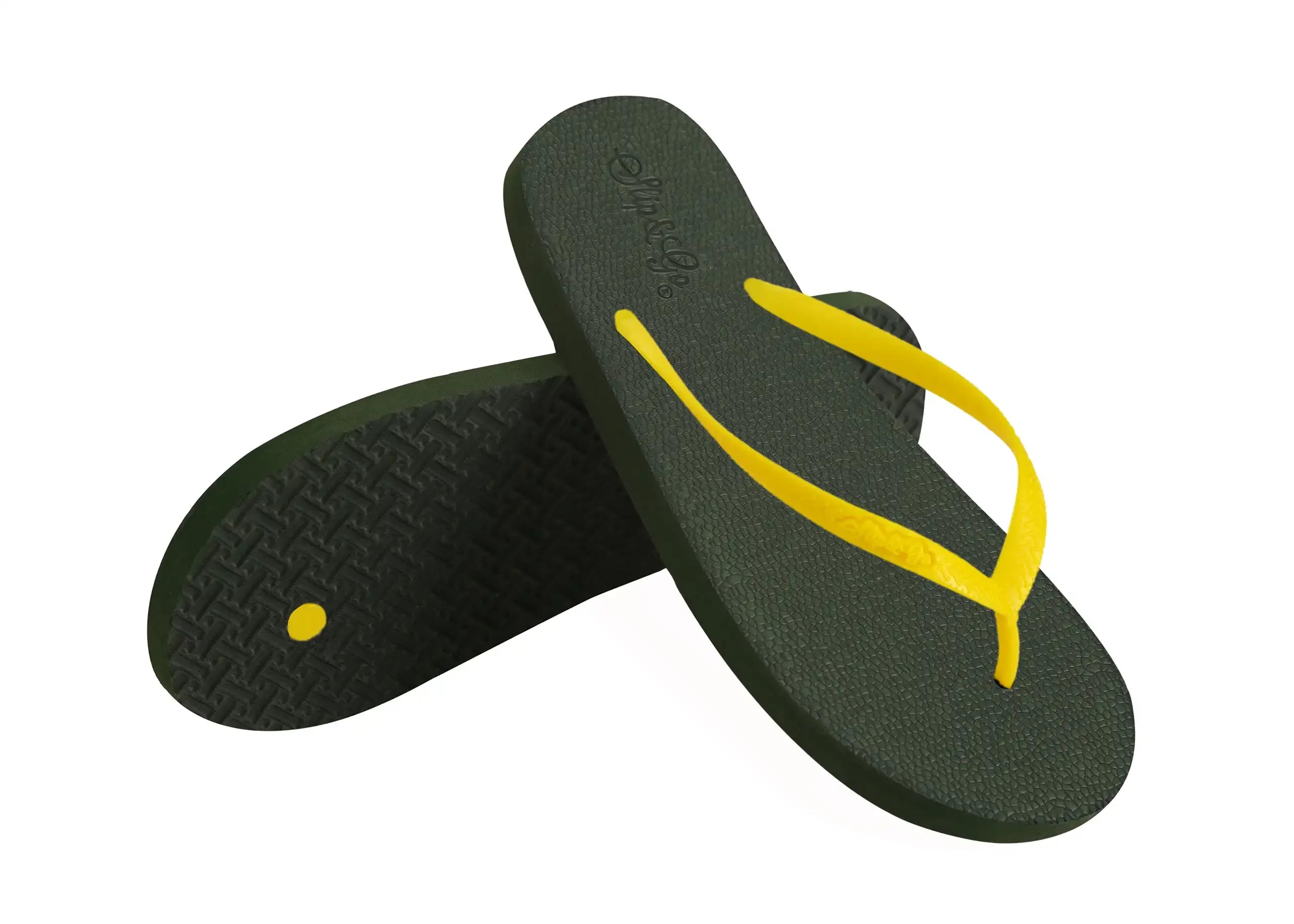 Slip&Go - Natural Olive Green Premium Kids Comfort Slipper 39