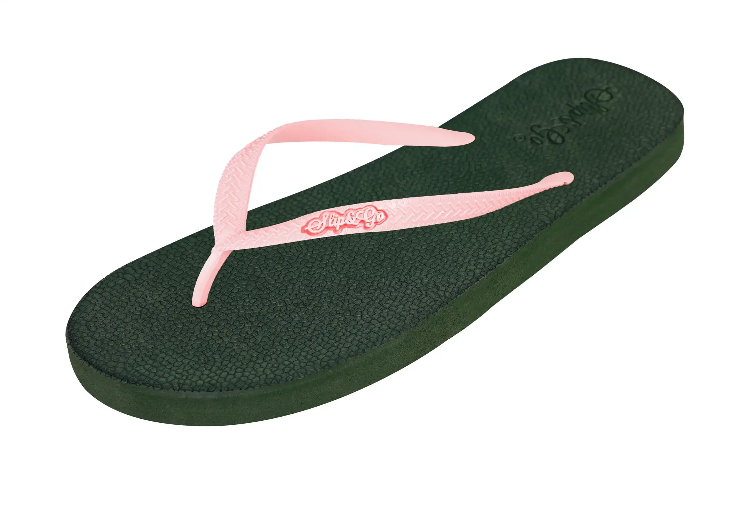 Slip&Go - Natural Olive Green Premium Kids Comfort Slipper 79