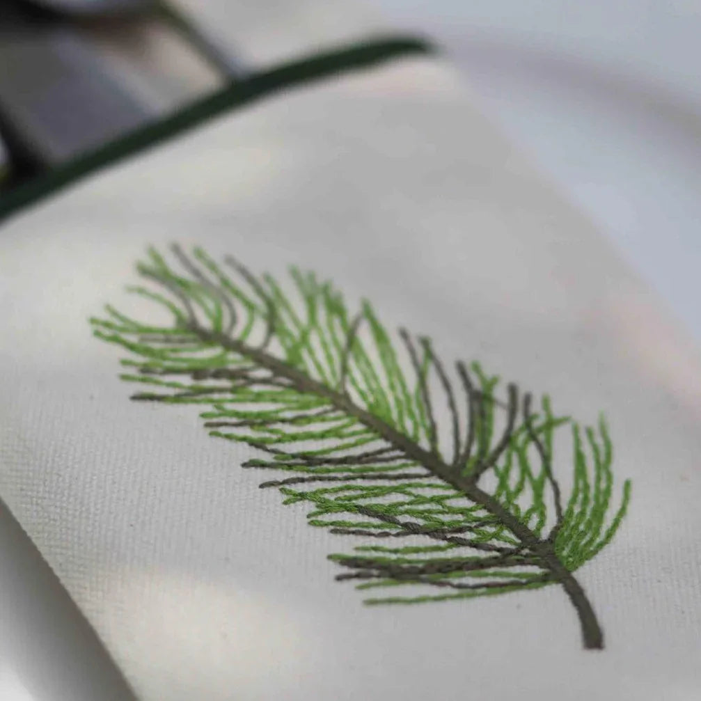 Spring Leaf Cutlery Sleevess Set - Ticas
