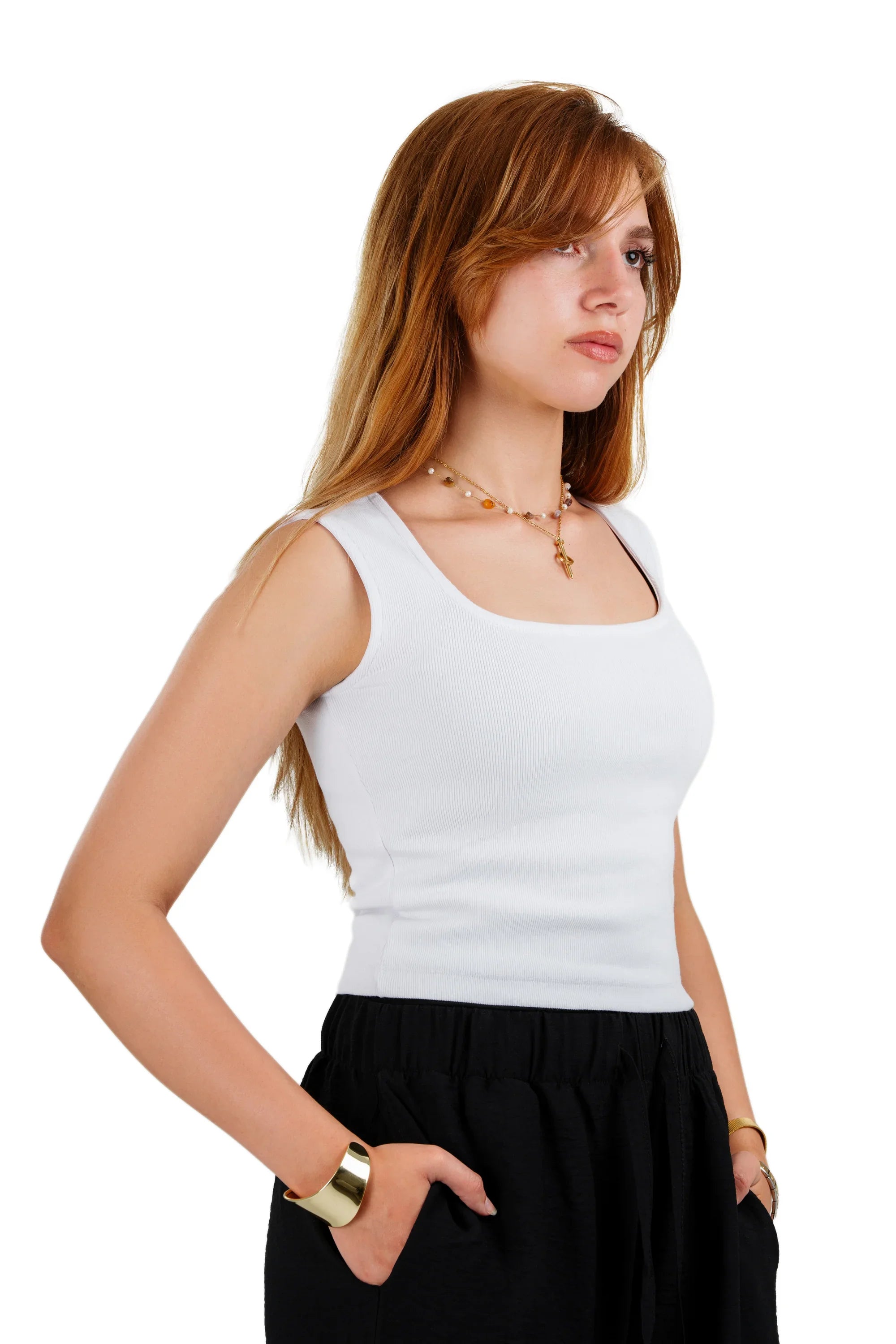 Plein De Vie - Square Basic Ripped Top 1