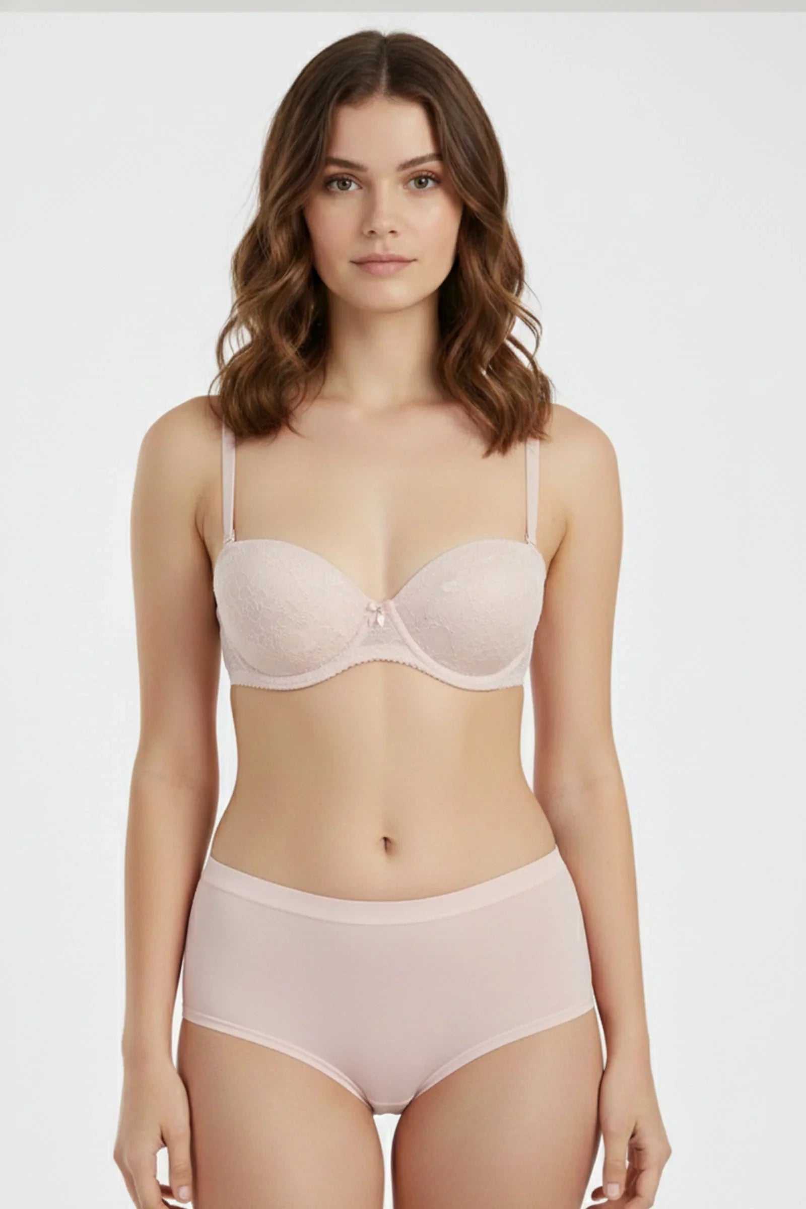 Carina - Detachable Strap Push Up Bra 1