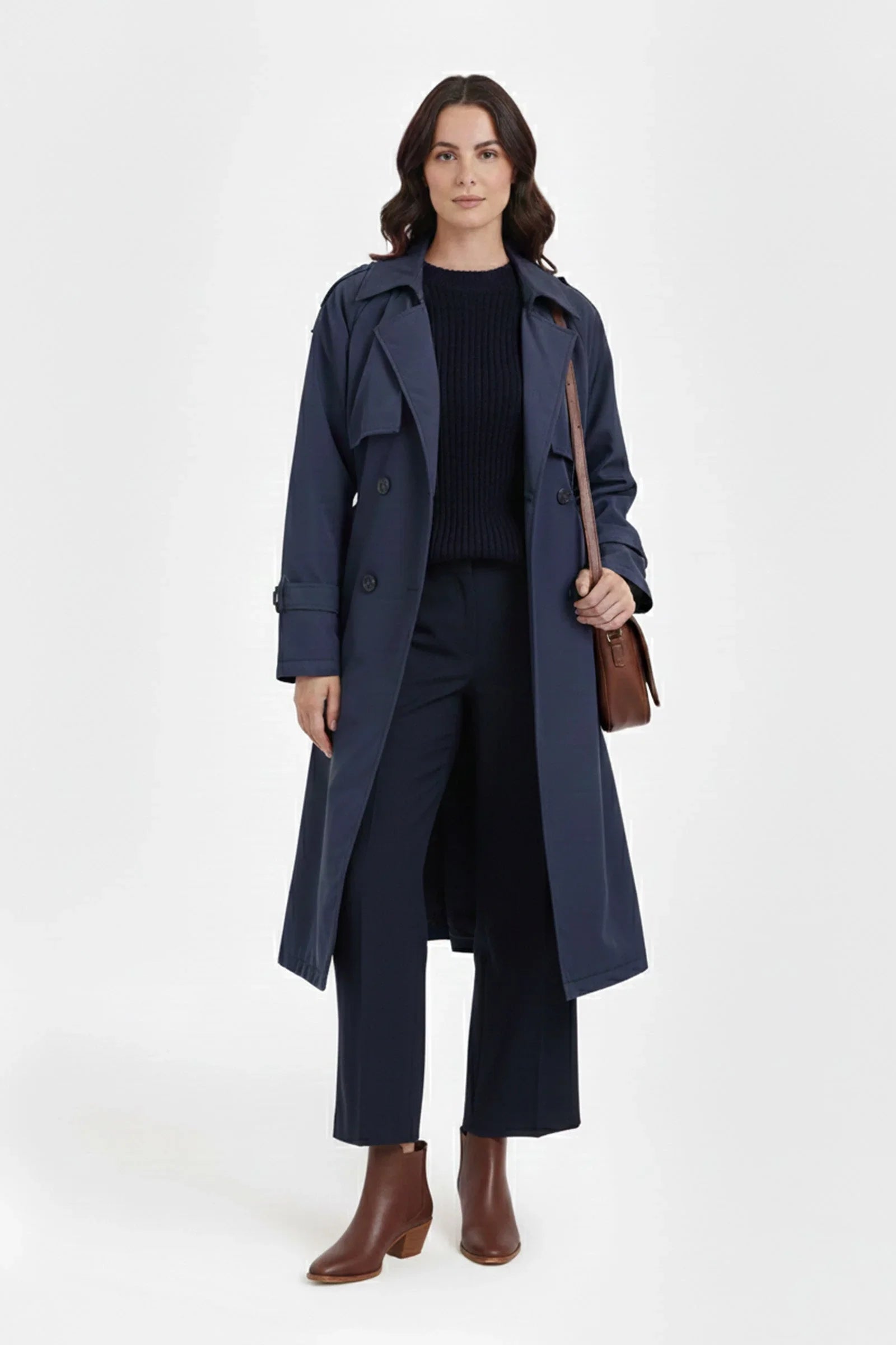 Carina - Double-Breasted Trench Coat 1