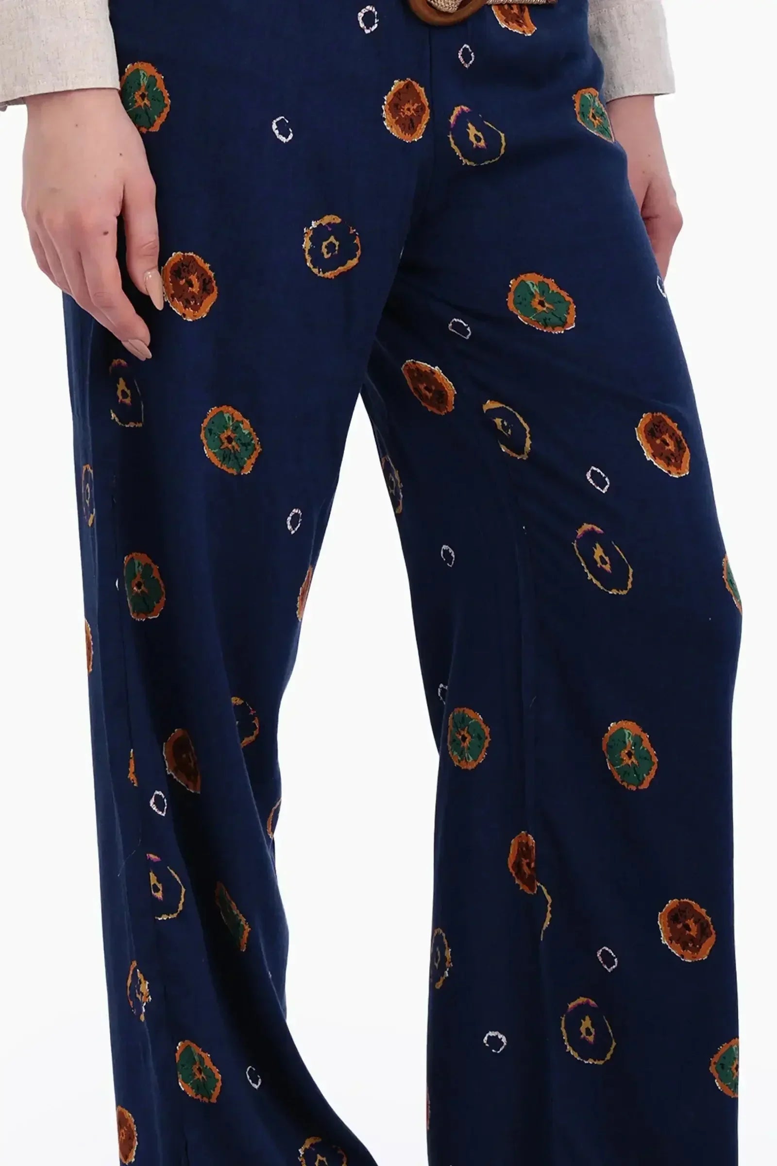 Carina - High Rise Printed Pants 7