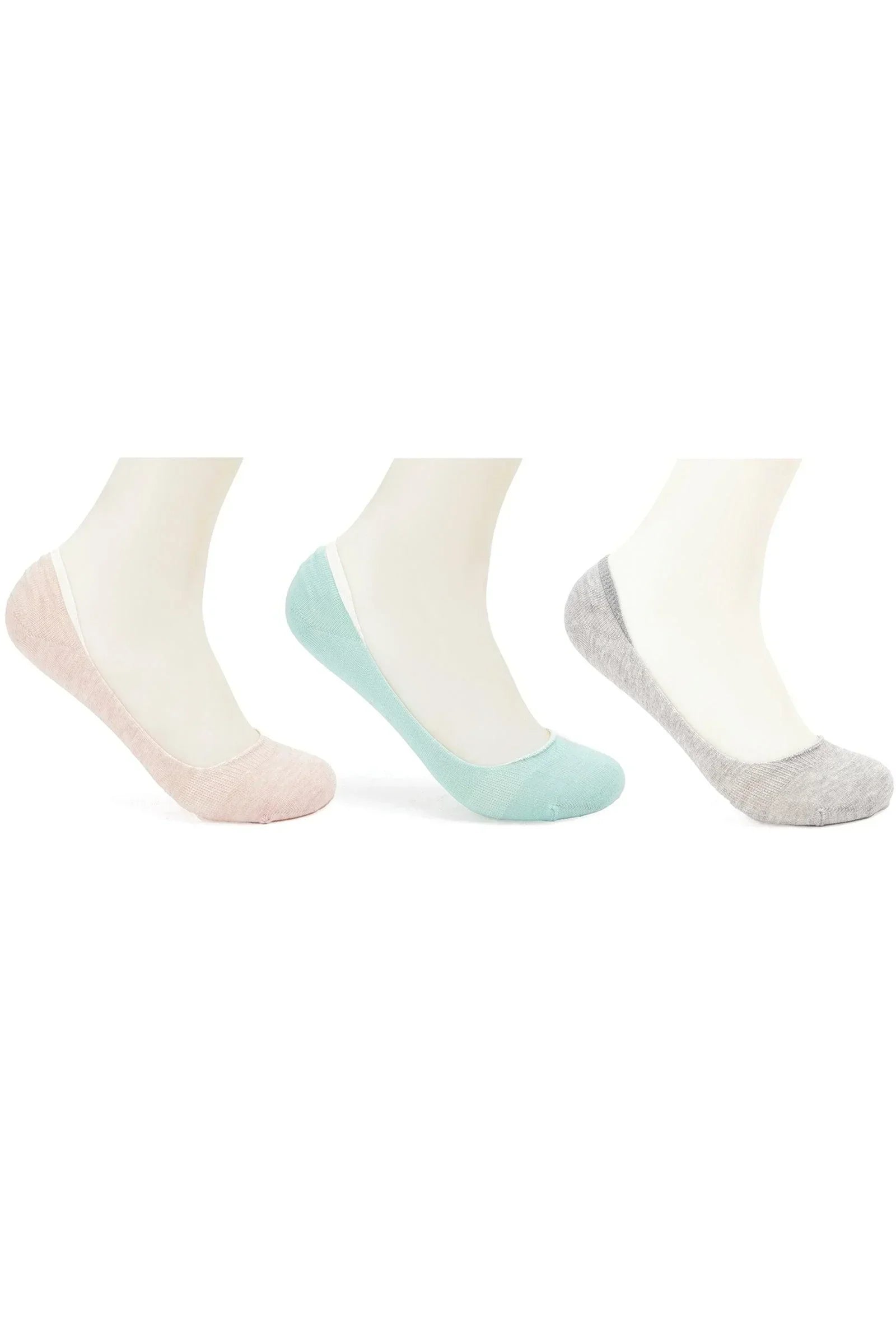Clue - Colored Invisible Socks - 3 Pairs 1