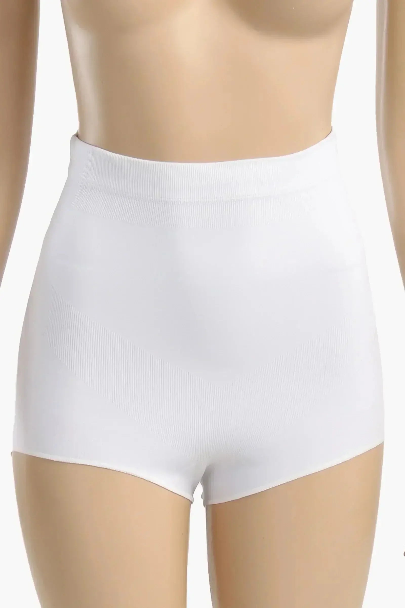 Carina - White Seamless Brief Corset 3