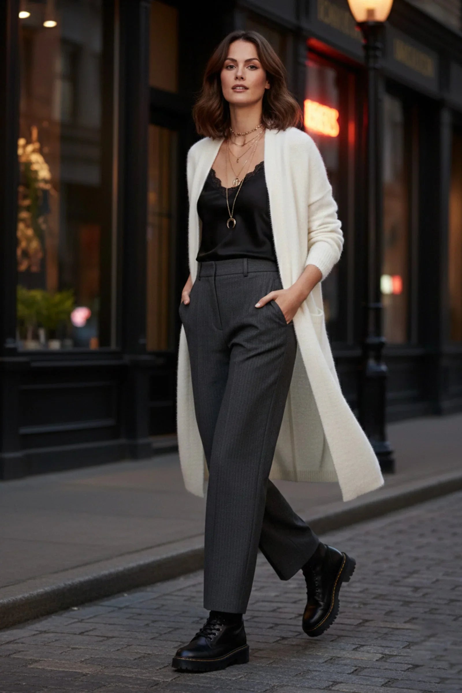 Carina - Open-Front Lounge Cardigan 1